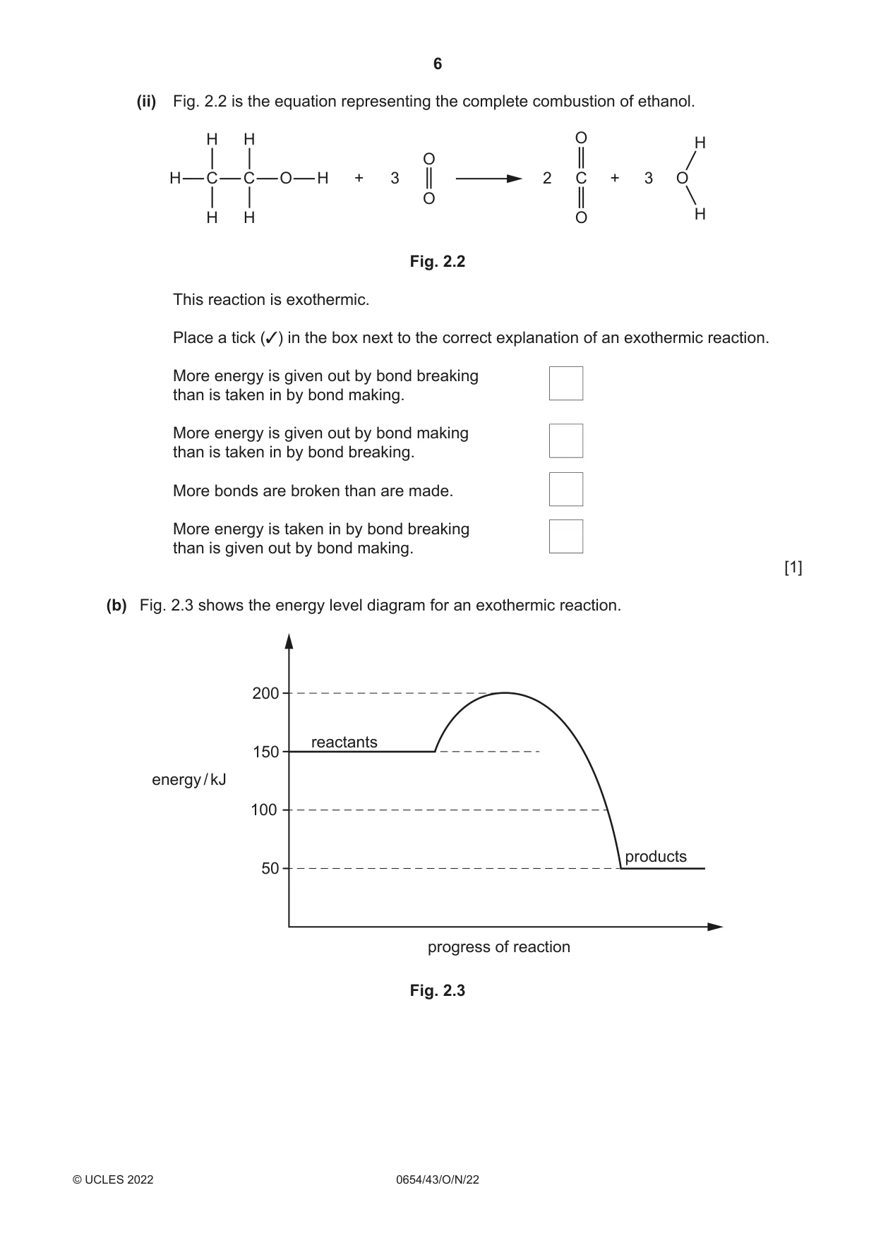 Cambridge IGCSE Sciences - Co-ordinated (Double) 0654 2022 Oct/Nov Paper 4 · Variant 3 question paper, page 6 of 32