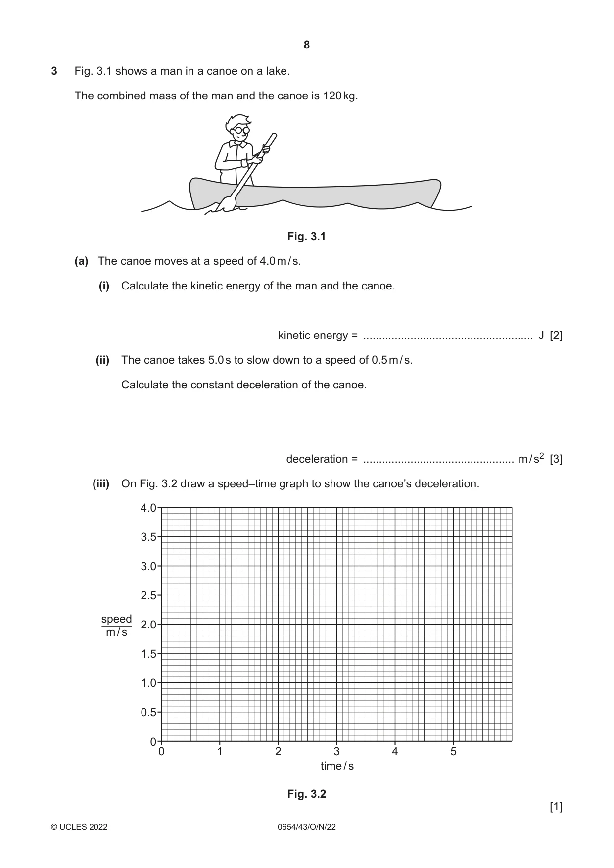 Cambridge IGCSE Sciences - Co-ordinated (Double) 0654 2022 Oct/Nov Paper 4 · Variant 3 question paper, page 8 of 32