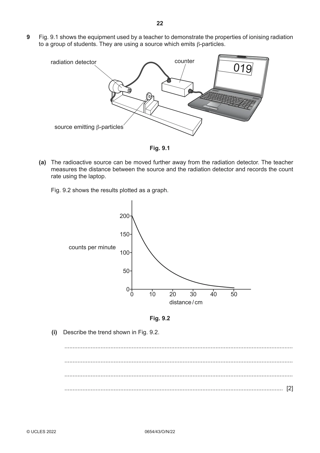 Cambridge IGCSE Sciences - Co-ordinated (Double) 0654 2022 Oct/Nov Paper 4 · Variant 3 question paper, page 22 of 32