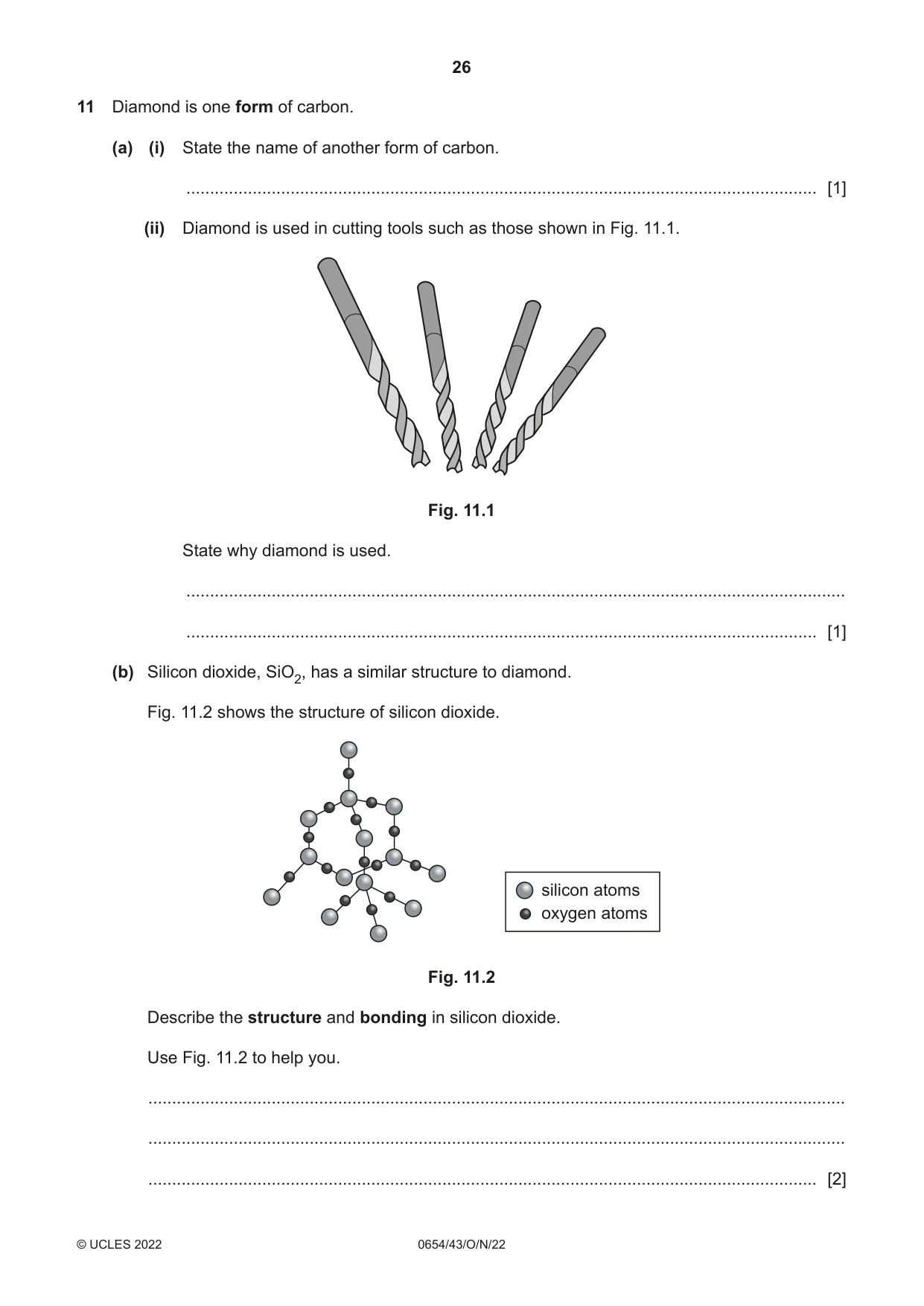 Cambridge IGCSE Sciences - Co-ordinated (Double) 0654 2022 Oct/Nov Paper 4 · Variant 3 question paper, page 26 of 32