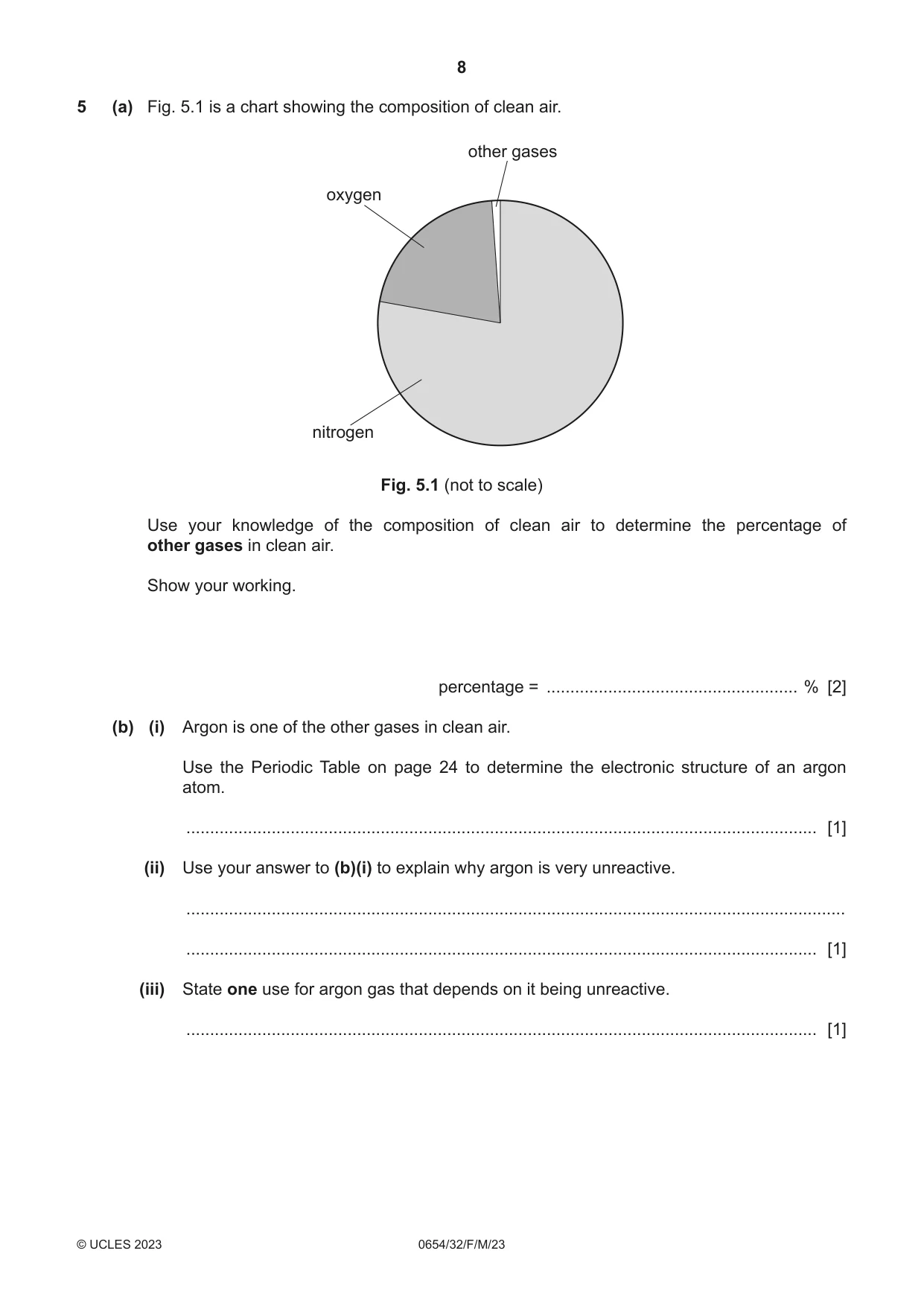 Cambridge IGCSE Sciences - Co-ordinated (Double) 0654 2023 Feb/March Paper 3 · Variant 2 question paper, page 8 of 24