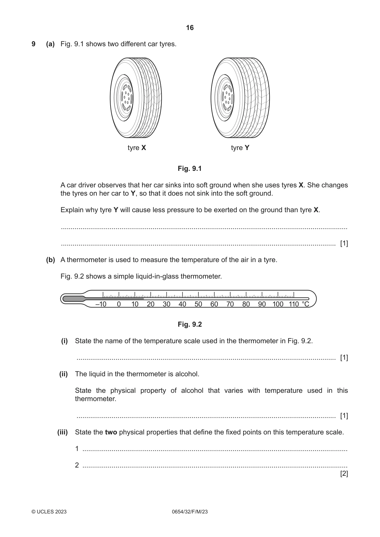 Cambridge IGCSE Sciences - Co-ordinated (Double) 0654 2023 Feb/March Paper 3 · Variant 2 question paper, page 16 of 24