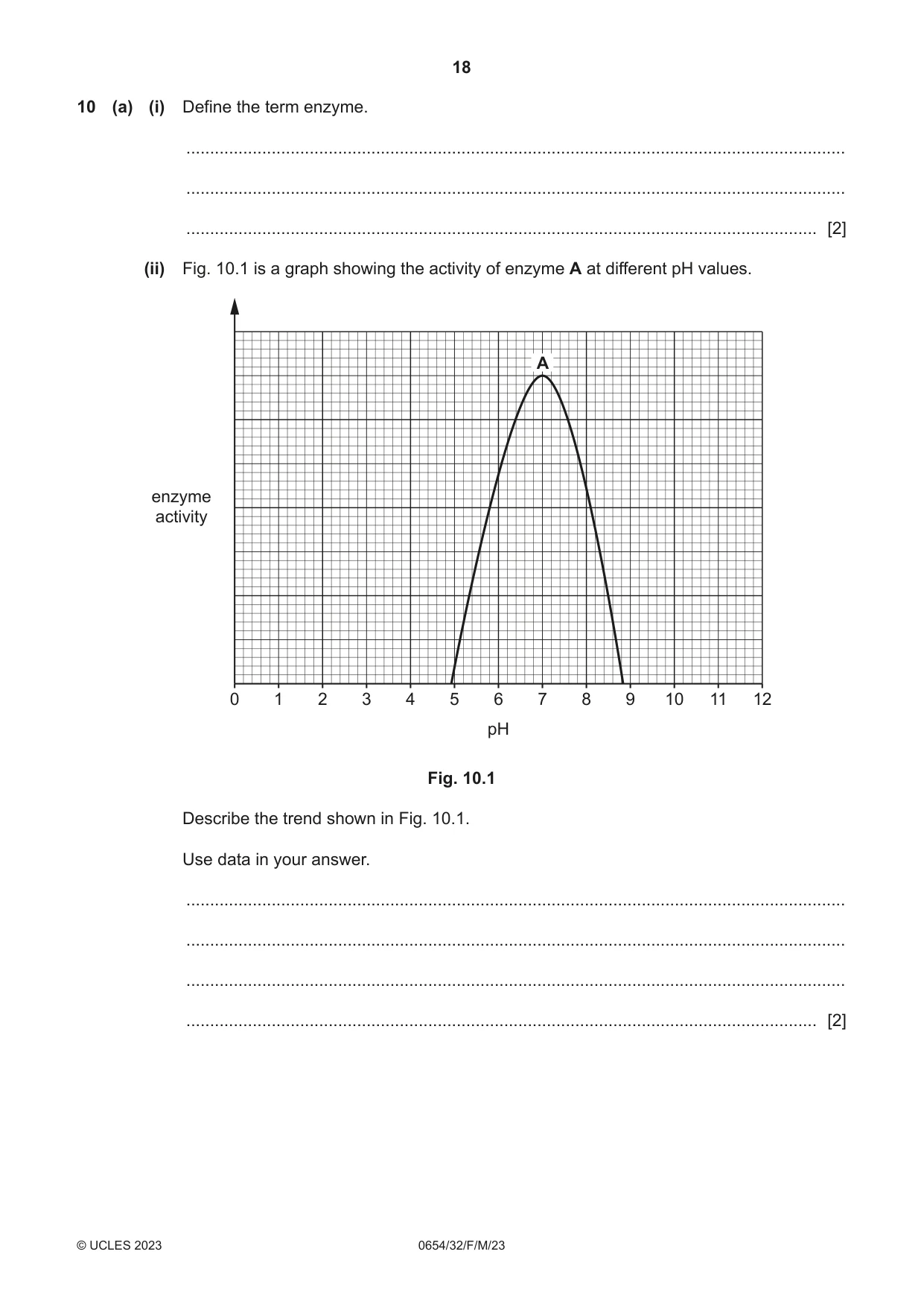 Cambridge IGCSE Sciences - Co-ordinated (Double) 0654 2023 Feb/March Paper 3 · Variant 2 question paper, page 18 of 24