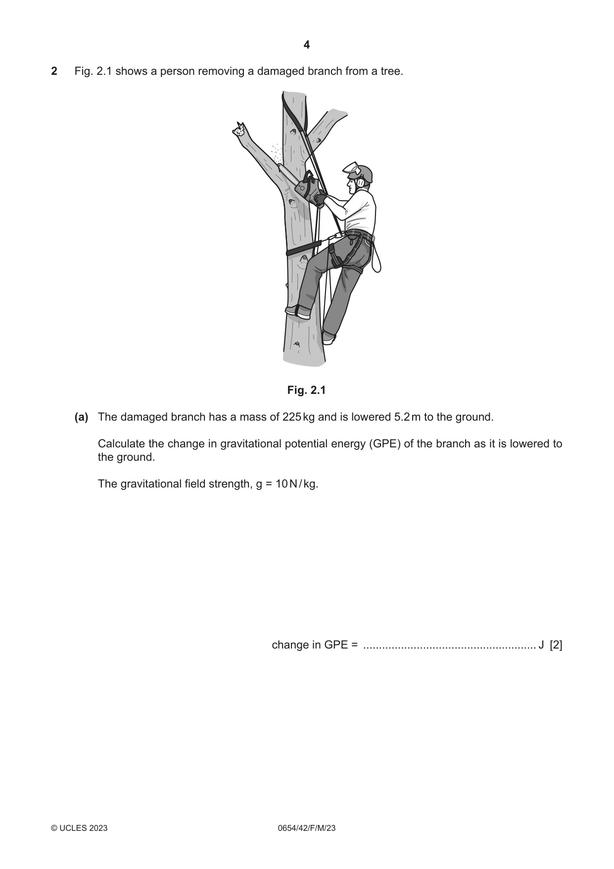 Cambridge IGCSE Sciences - Co-ordinated (Double) 0654 2023 Feb/March Paper 4 · Variant 2 question paper, page 4 of 36