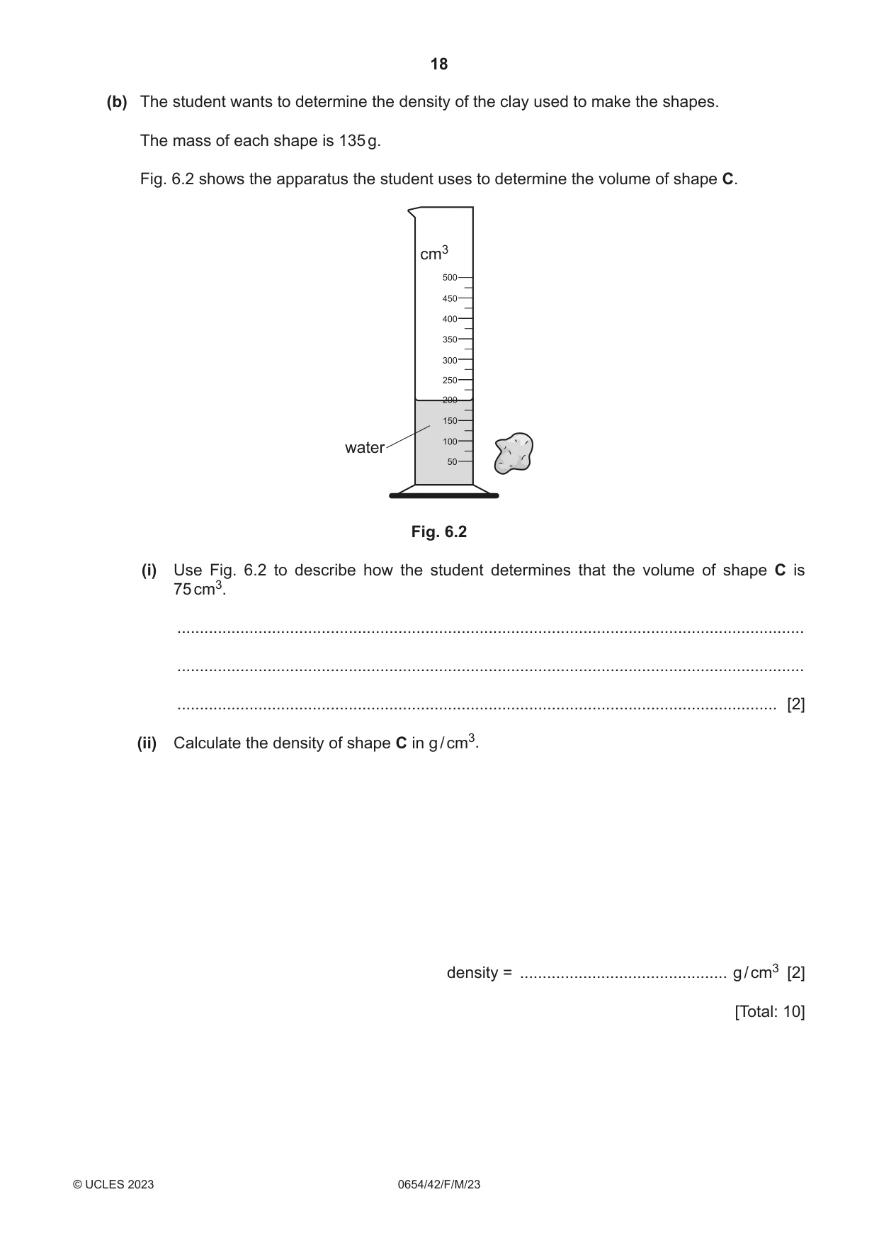 Cambridge IGCSE Sciences - Co-ordinated (Double) 0654 2023 Feb/March Paper 4 · Variant 2 question paper, page 18 of 36