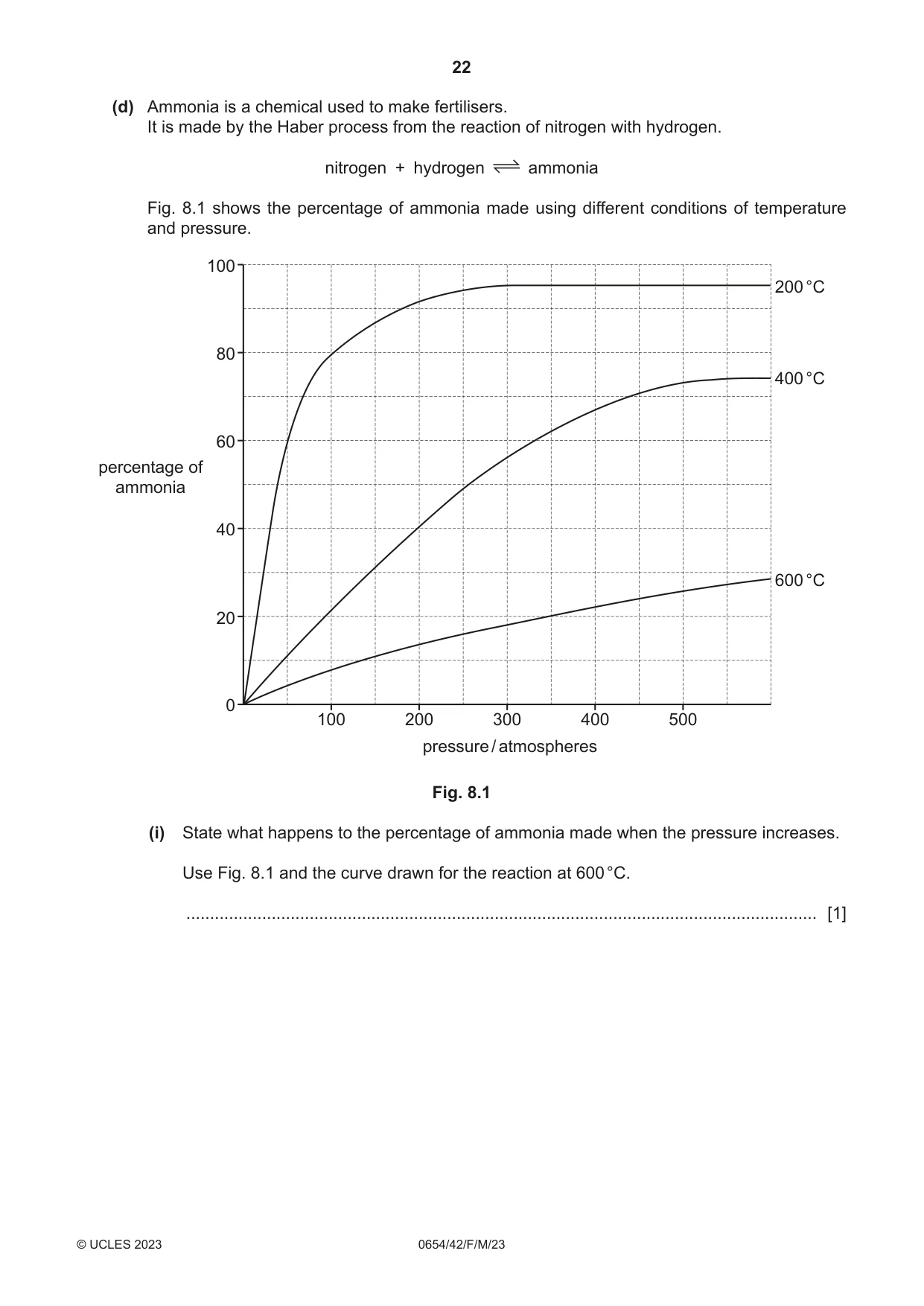 Cambridge IGCSE Sciences - Co-ordinated (Double) 0654 2023 Feb/March Paper 4 · Variant 2 question paper, page 22 of 36