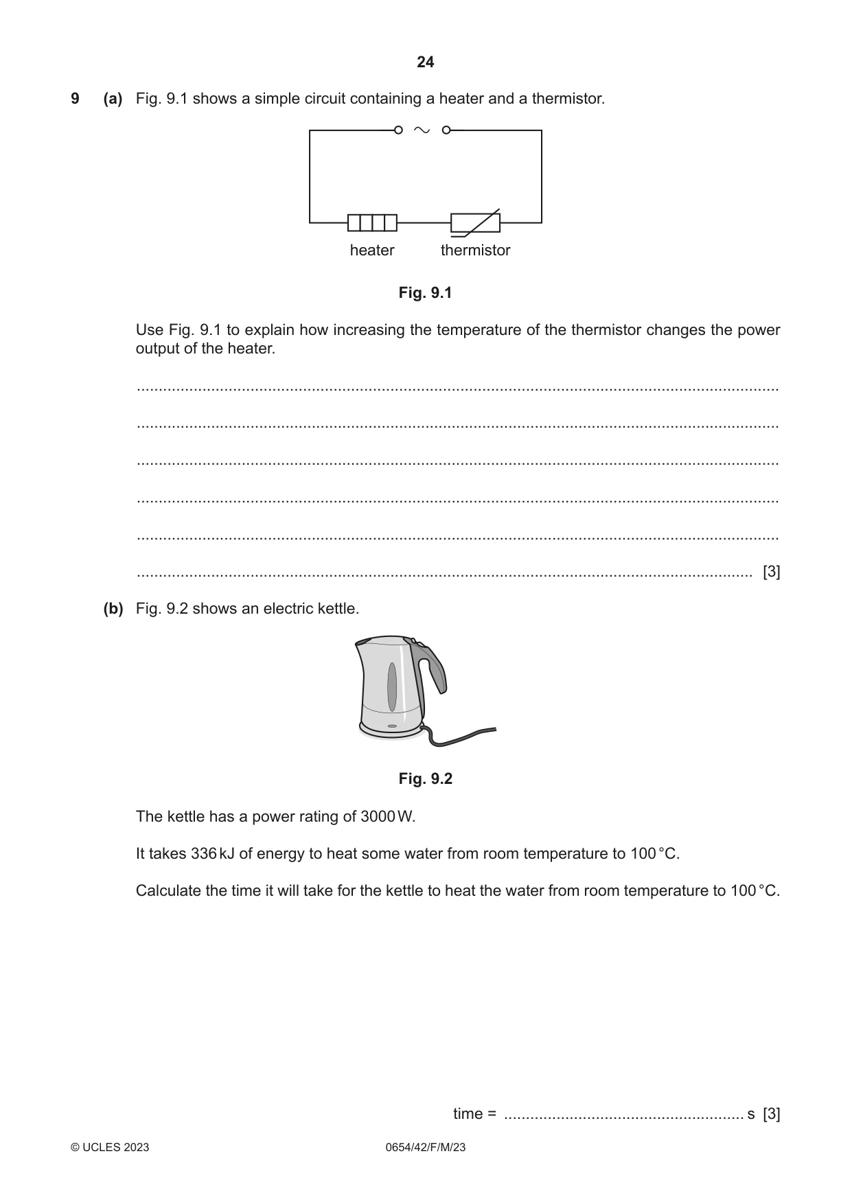 Cambridge IGCSE Sciences - Co-ordinated (Double) 0654 2023 Feb/March Paper 4 · Variant 2 question paper, page 24 of 36