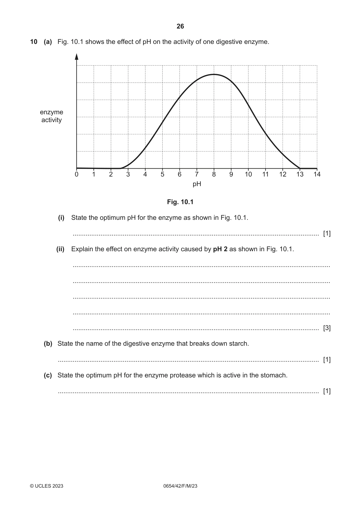 Cambridge IGCSE Sciences - Co-ordinated (Double) 0654 2023 Feb/March Paper 4 · Variant 2 question paper, page 26 of 36