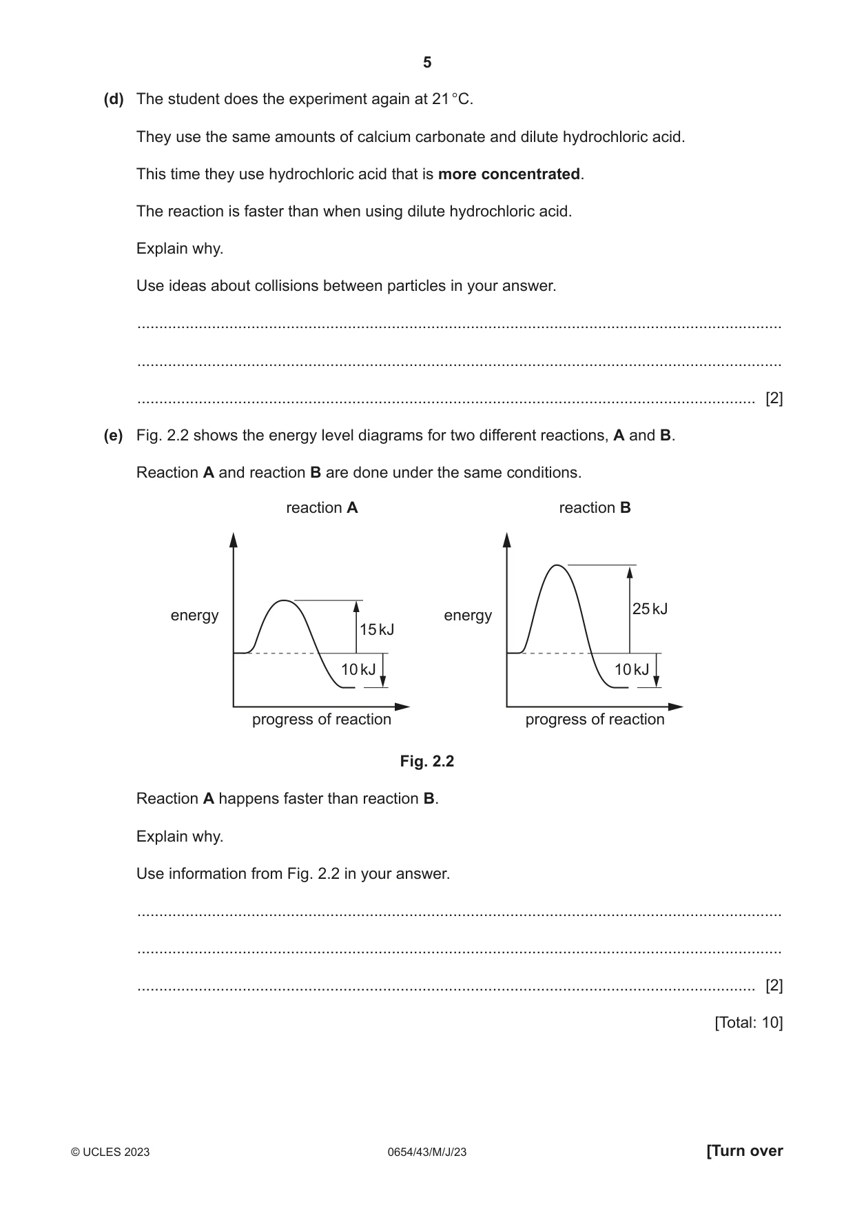 Cambridge IGCSE Sciences - Co-ordinated (Double) 0654 2023 May/June Paper 4 · Variant 3 question paper, page 5 of 32