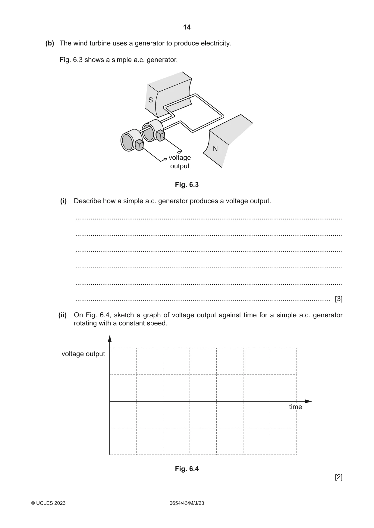 Cambridge IGCSE Sciences - Co-ordinated (Double) 0654 2023 May/June Paper 4 · Variant 3 question paper, page 14 of 32