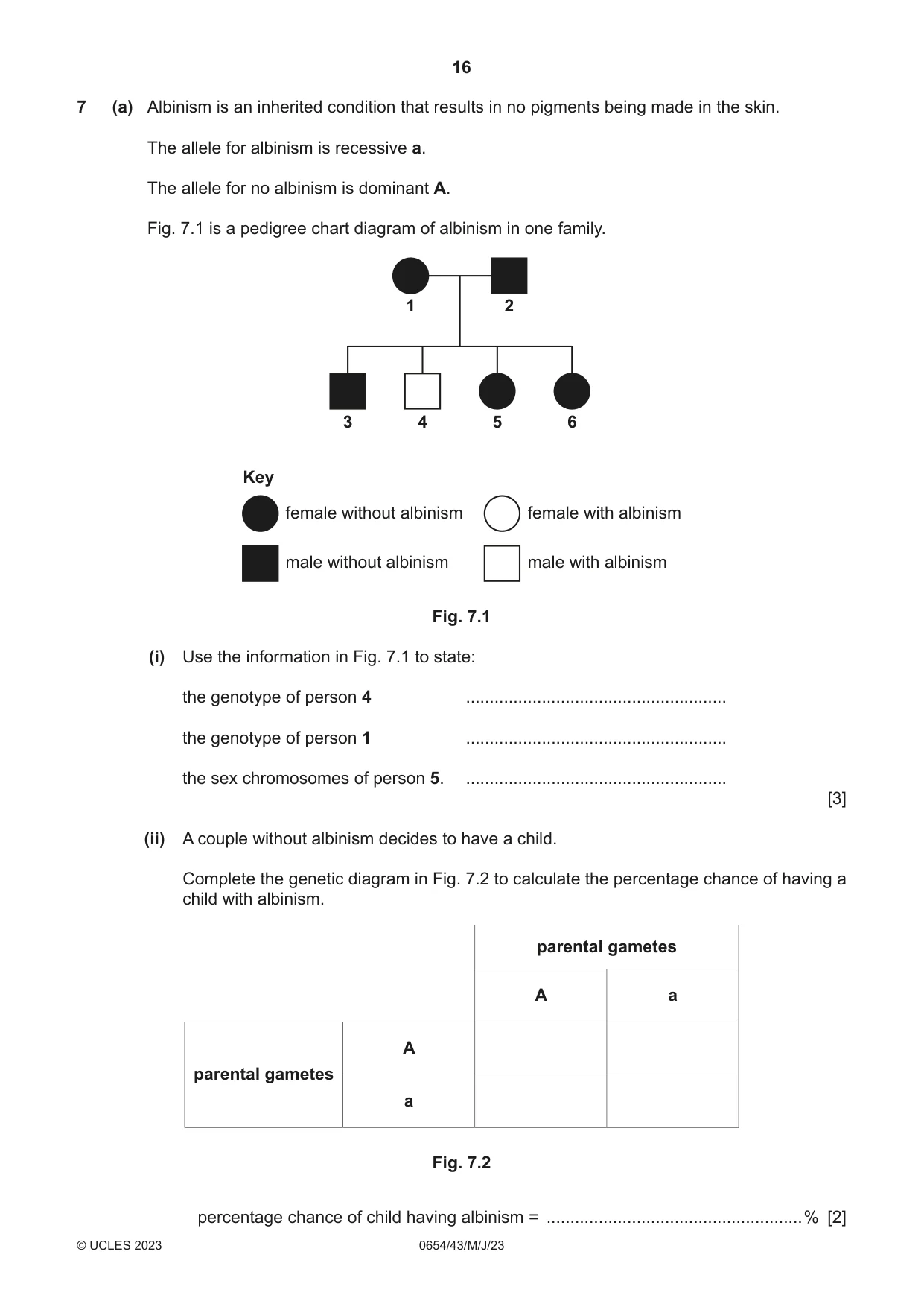 Cambridge IGCSE Sciences - Co-ordinated (Double) 0654 2023 May/June Paper 4 · Variant 3 question paper, page 16 of 32