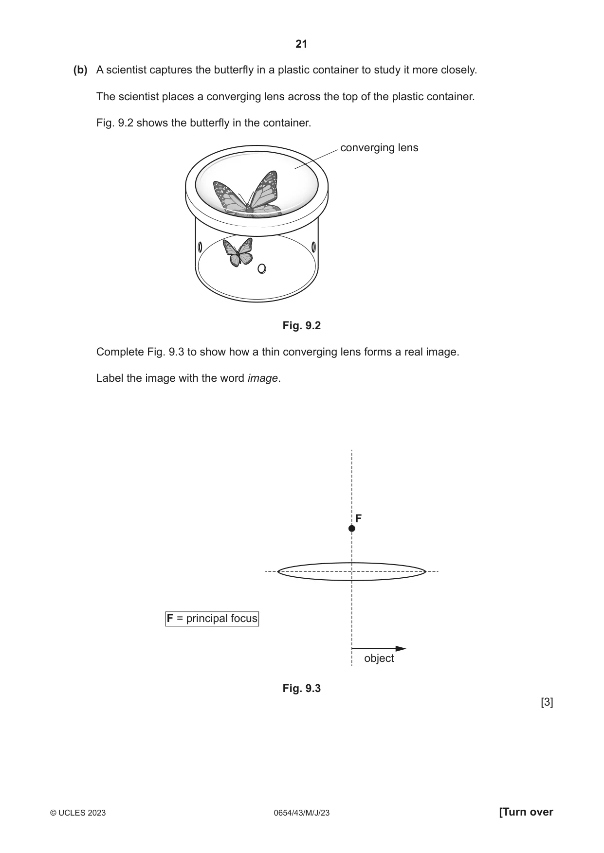 Cambridge IGCSE Sciences - Co-ordinated (Double) 0654 2023 May/June Paper 4 · Variant 3 question paper, page 21 of 32