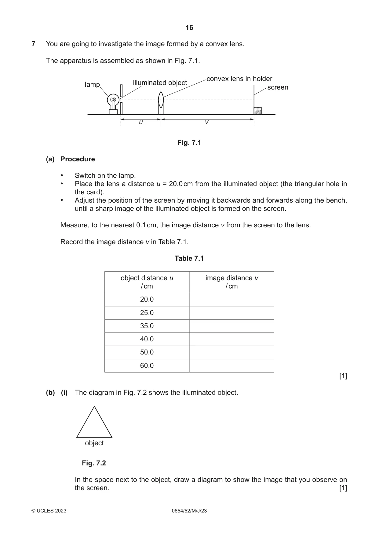 Cambridge IGCSE Sciences - Co-ordinated (Double) 0654 2023 May/June Paper 5 · Variant 2 question paper, page 16 of 20