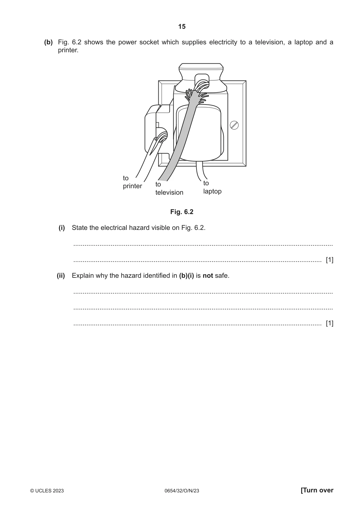 Cambridge IGCSE Sciences - Co-ordinated (Double) 0654 2023 Oct/Nov Paper 3 · Variant 2 question paper, page 15 of 32