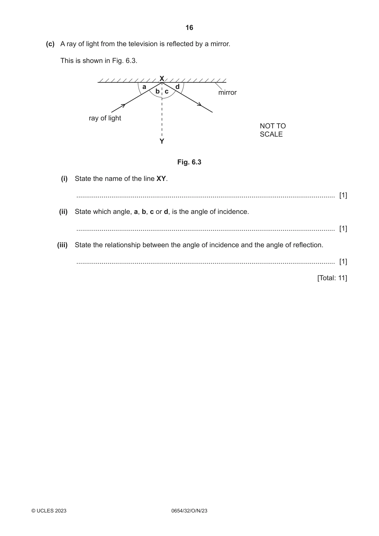 Cambridge IGCSE Sciences - Co-ordinated (Double) 0654 2023 Oct/Nov Paper 3 · Variant 2 question paper, page 16 of 32