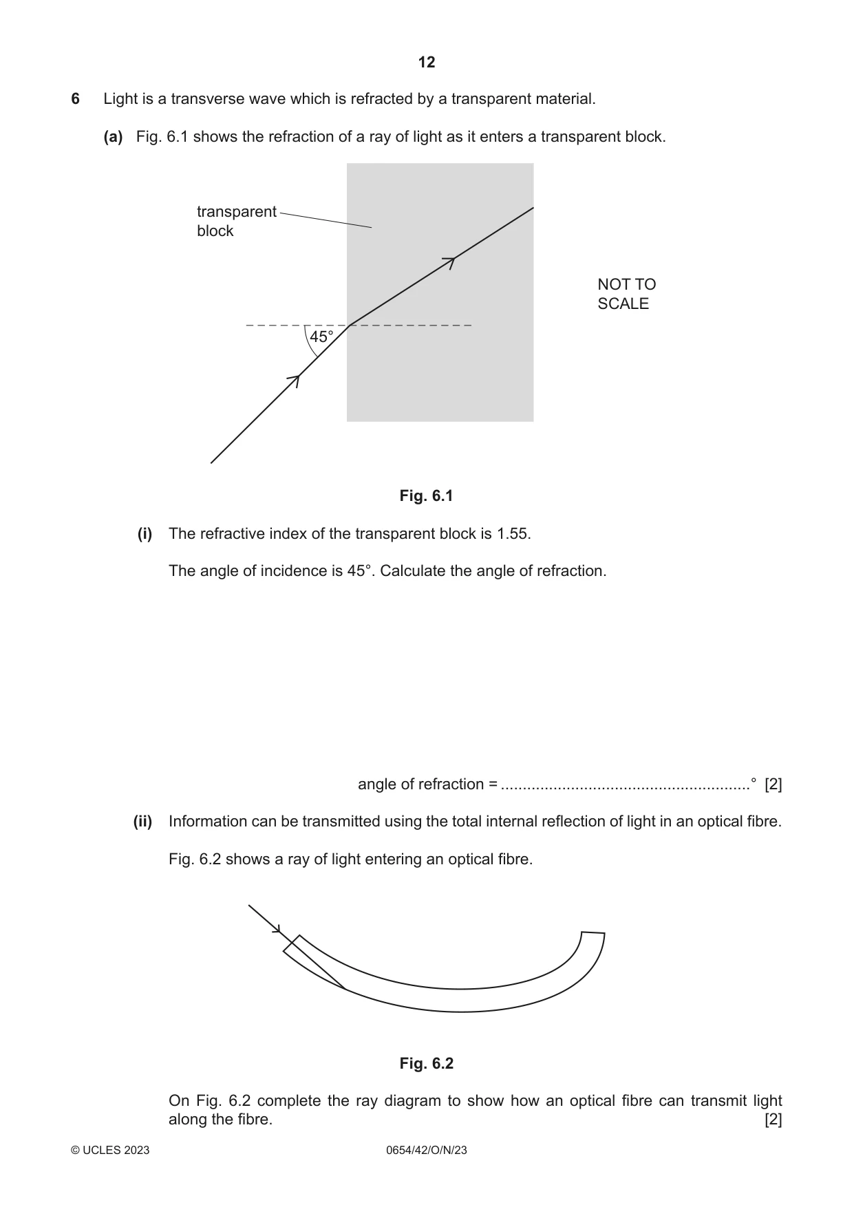 Cambridge IGCSE Sciences - Co-ordinated (Double) 0654 2023 Oct/Nov Paper 4 · Variant 2 question paper, page 12 of 32