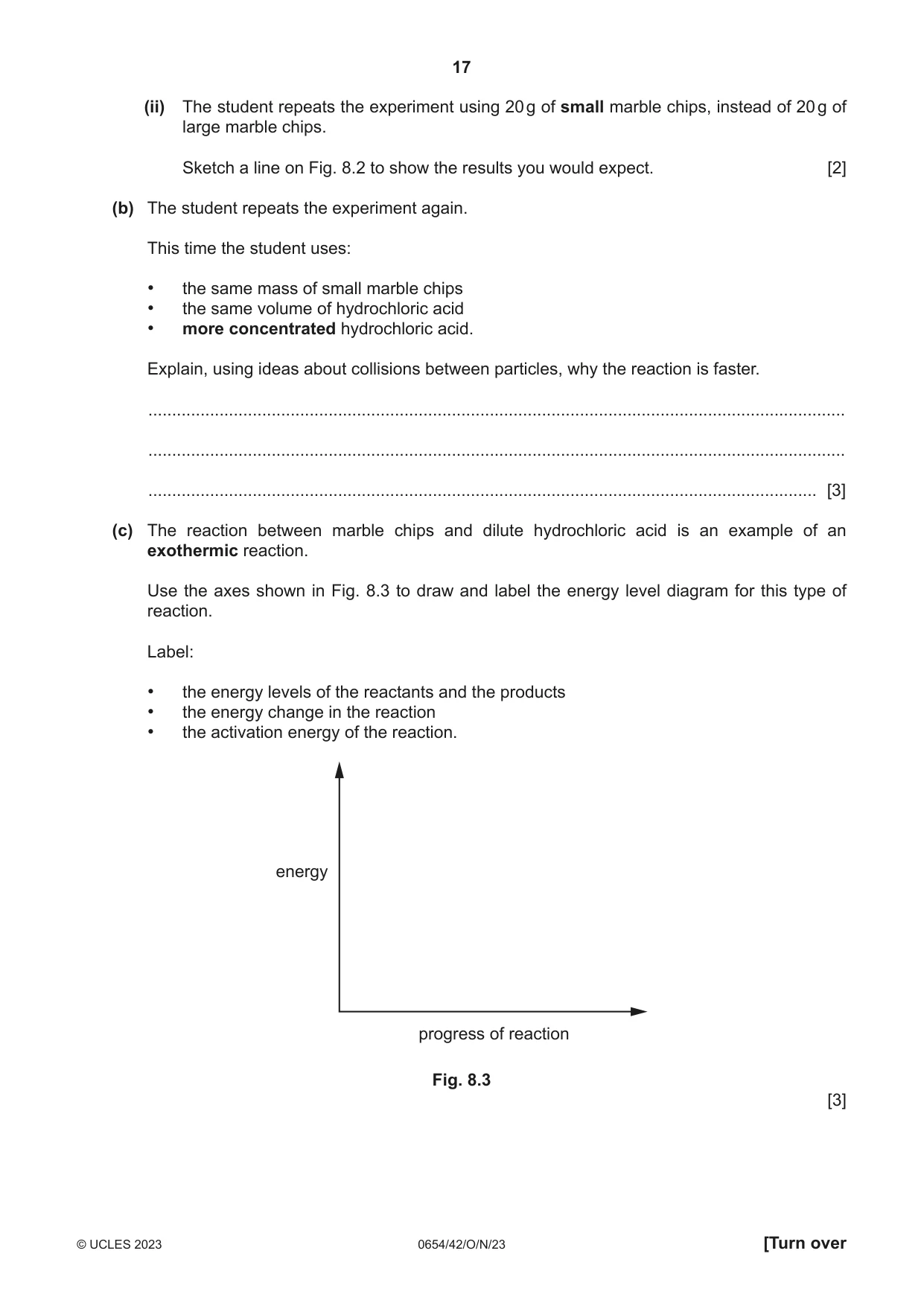 Cambridge IGCSE Sciences - Co-ordinated (Double) 0654 2023 Oct/Nov Paper 4 · Variant 2 question paper, page 17 of 32