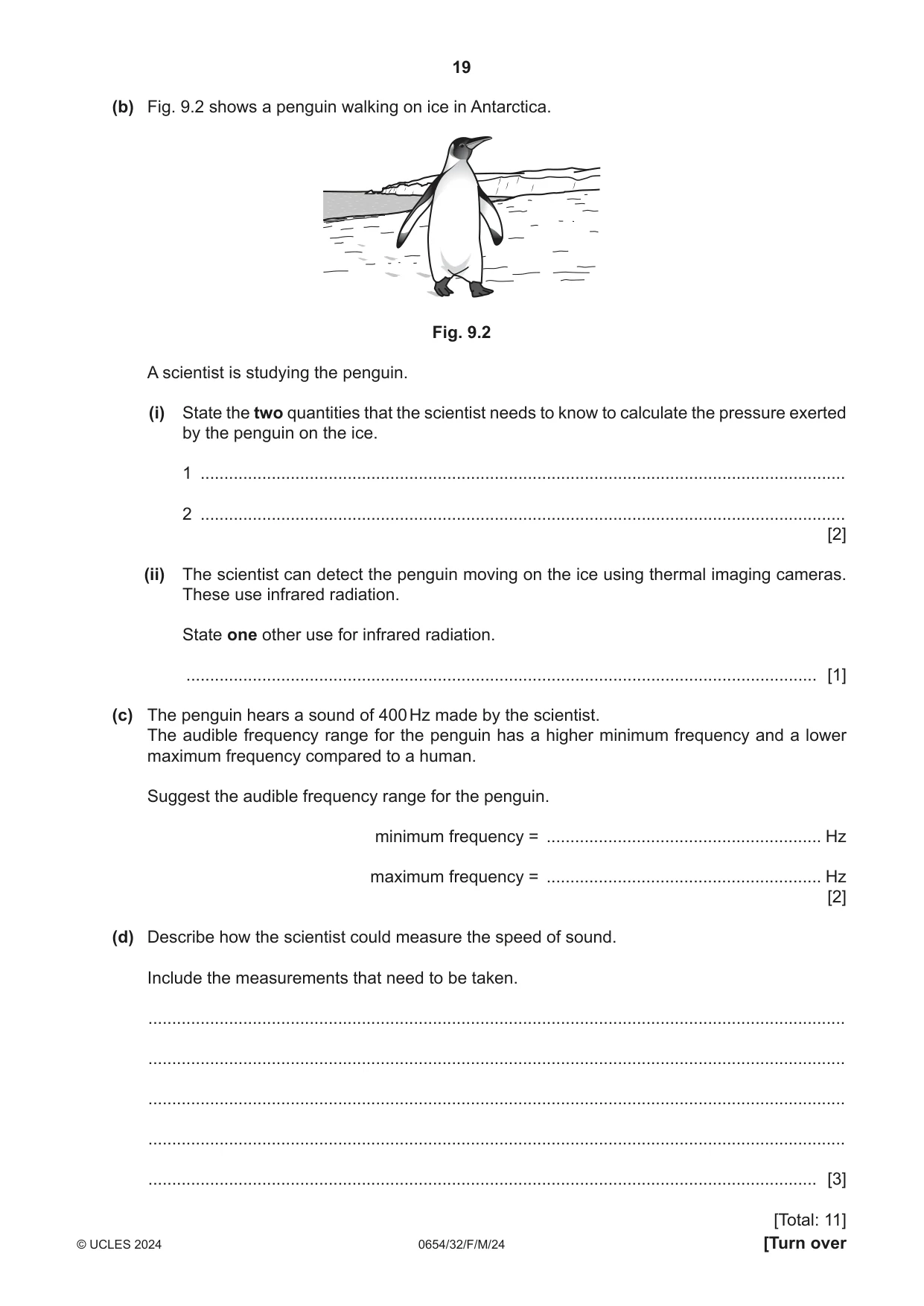 Cambridge IGCSE Sciences - Co-ordinated (Double) 0654 2024 Feb/March Paper 3 · Variant 2 question paper, page 19 of 28