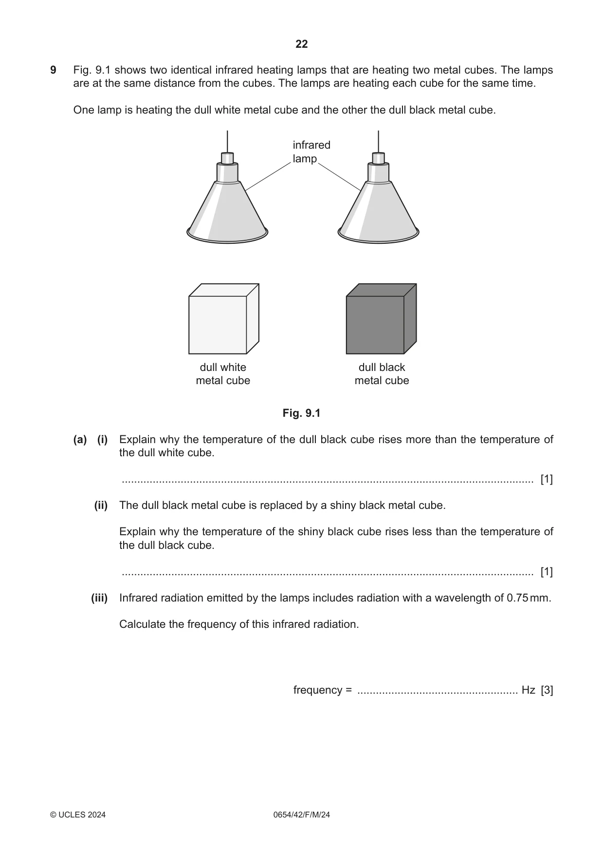 Cambridge IGCSE Sciences - Co-ordinated (Double) 0654 2024 Feb/March Paper 4 · Variant 2 question paper, page 22 of 32