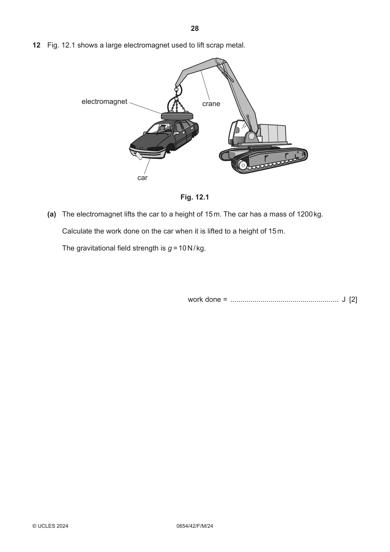 Cambridge IGCSE Sciences - Co-ordinated (Double) 0654 2024 Feb/March Paper 4 · Variant 2 question paper, page 28 of 32