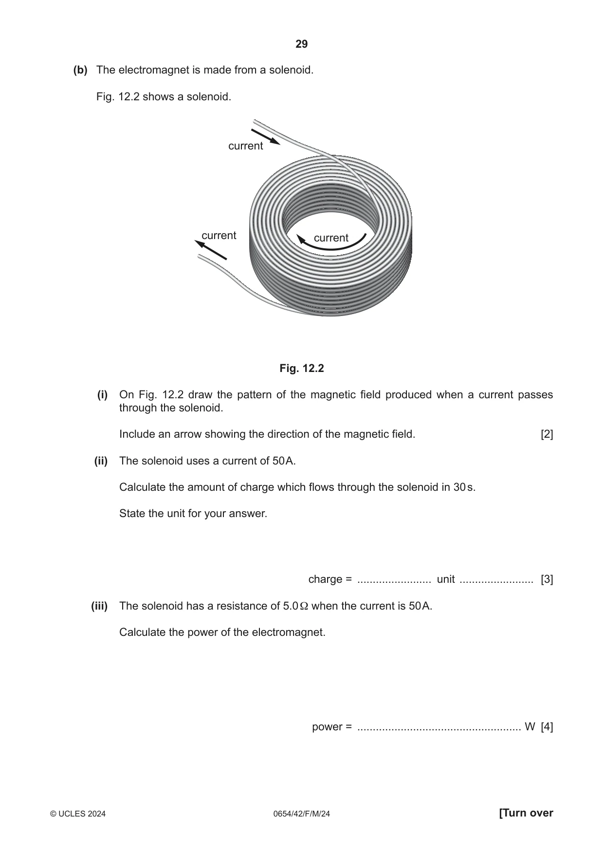 Cambridge IGCSE Sciences - Co-ordinated (Double) 0654 2024 Feb/March Paper 4 · Variant 2 question paper, page 29 of 32