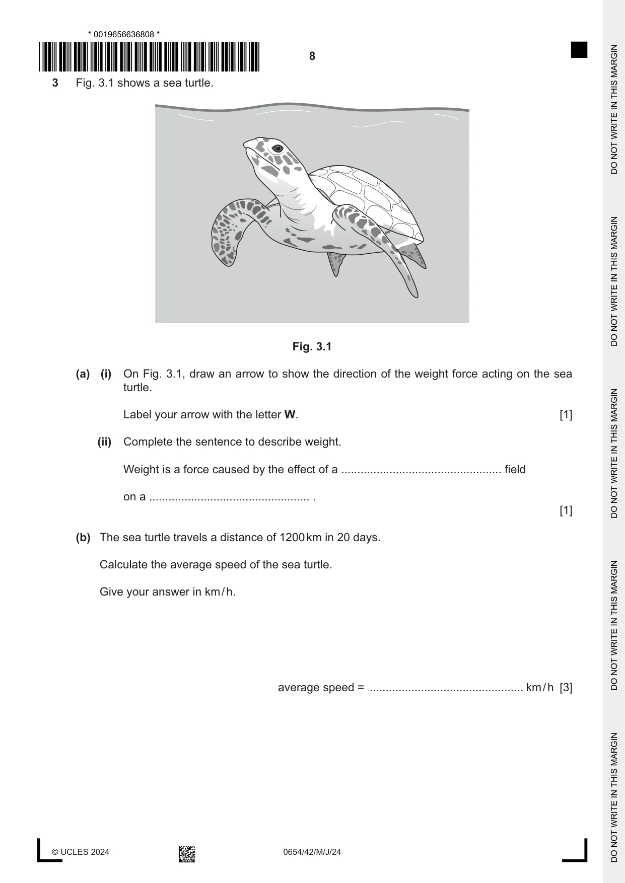 Cambridge IGCSE Sciences - Co-ordinated (Double) 0654 2024 May/June Paper 4 · Variant 2 question paper, page 8 of 28
