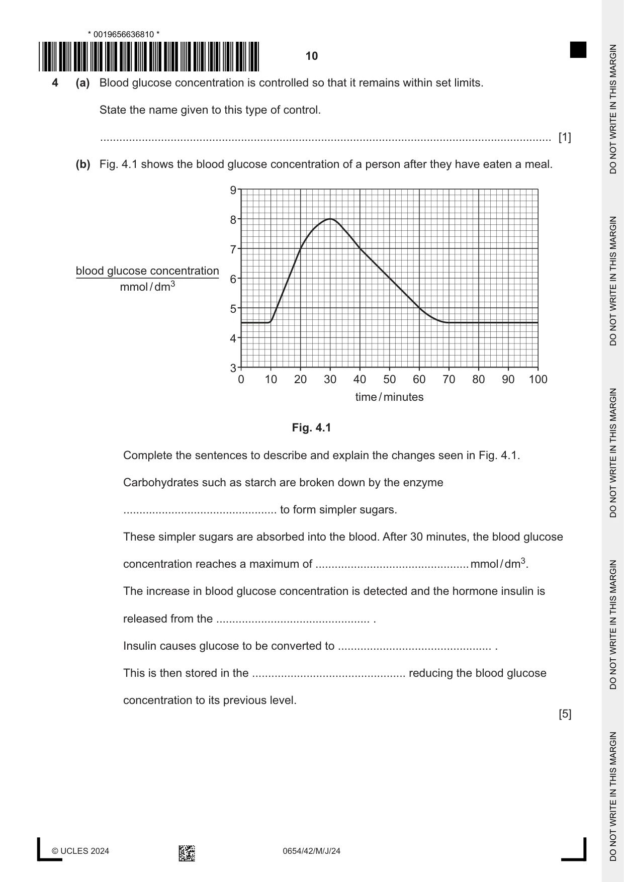 Cambridge IGCSE Sciences - Co-ordinated (Double) 0654 2024 May/June Paper 4 · Variant 2 question paper, page 10 of 28