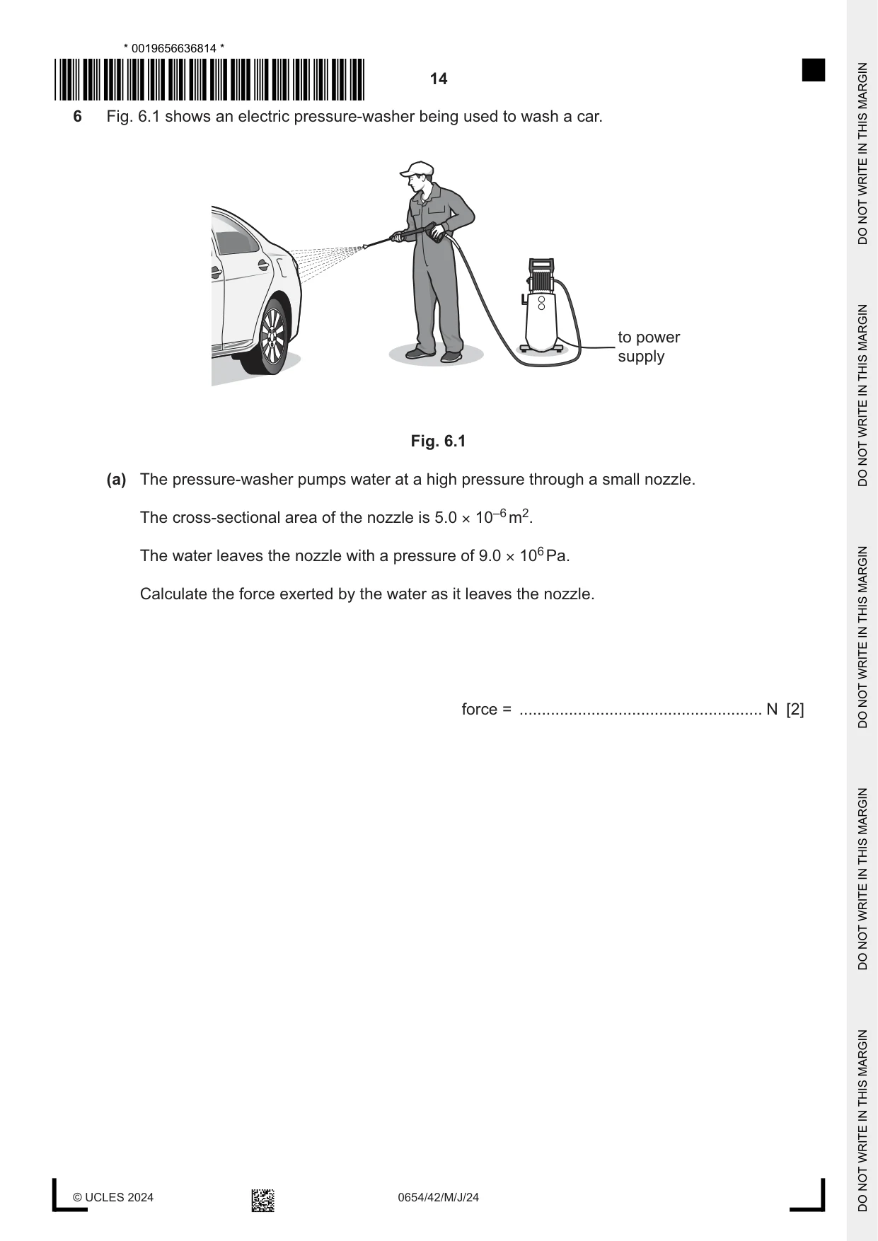 Cambridge IGCSE Sciences - Co-ordinated (Double) 0654 2024 May/June Paper 4 · Variant 2 question paper, page 14 of 28