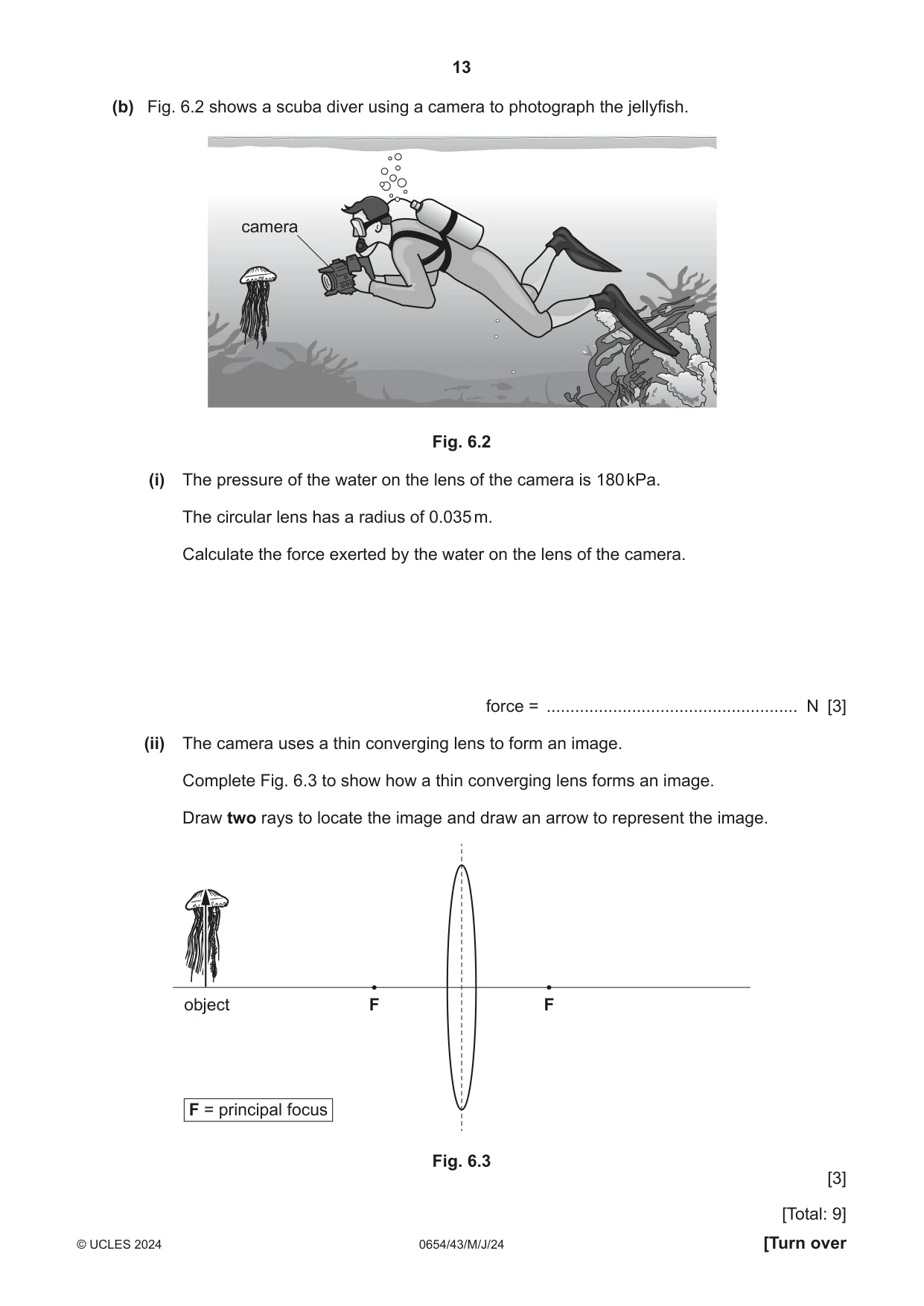 Cambridge IGCSE Sciences - Co-ordinated (Double) 0654 2024 May/June Paper 4 · Variant 3 question paper, page 13 of 28