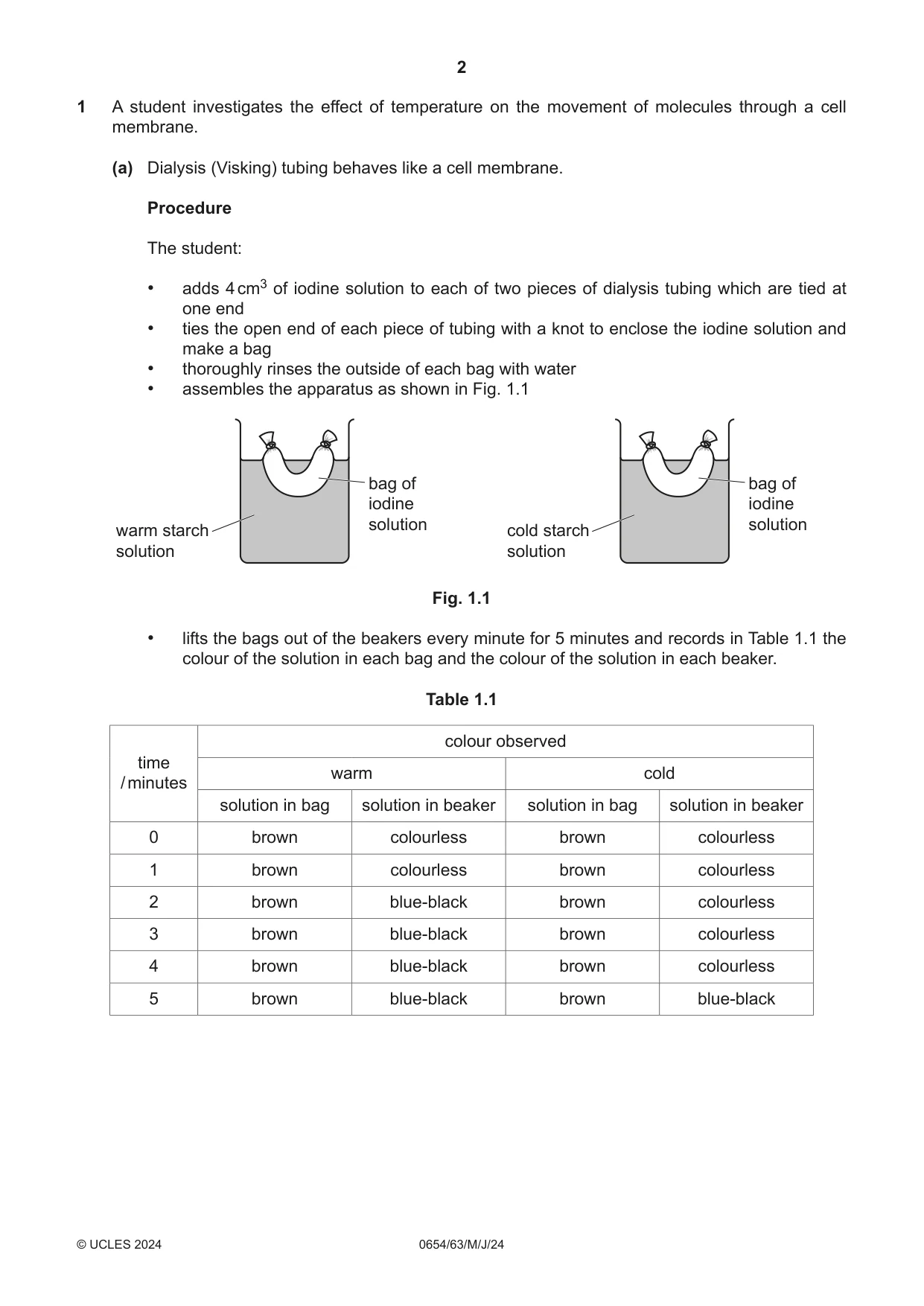 Cambridge IGCSE Sciences - Co-ordinated (Double) 0654 2024 May/June Paper 6 · Variant 3 question paper, page 2 of 20