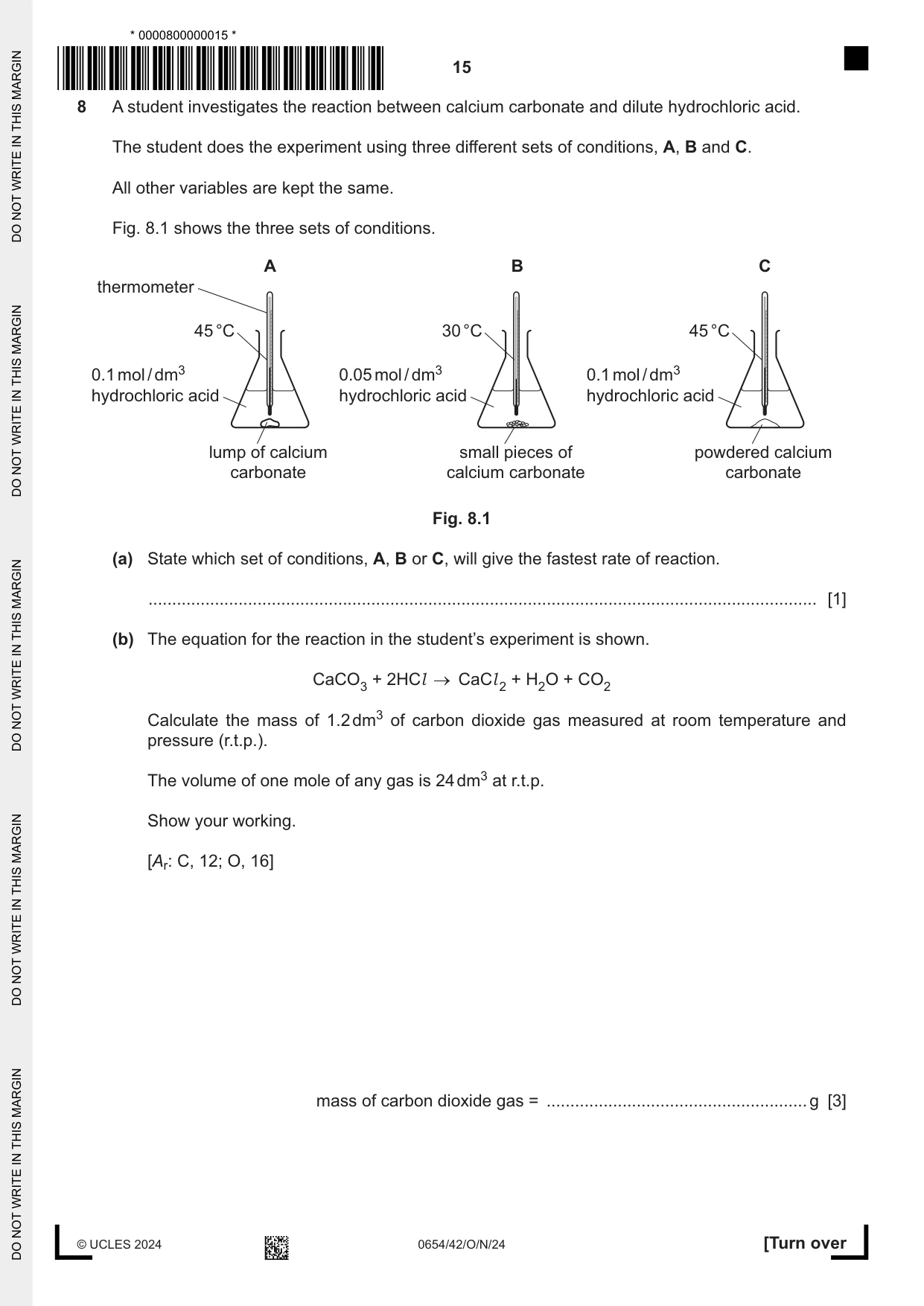 Cambridge IGCSE Sciences - Co-ordinated (Double) 0654 2024 Oct/Nov Paper 4 · Variant 2 question paper, page 15 of 24