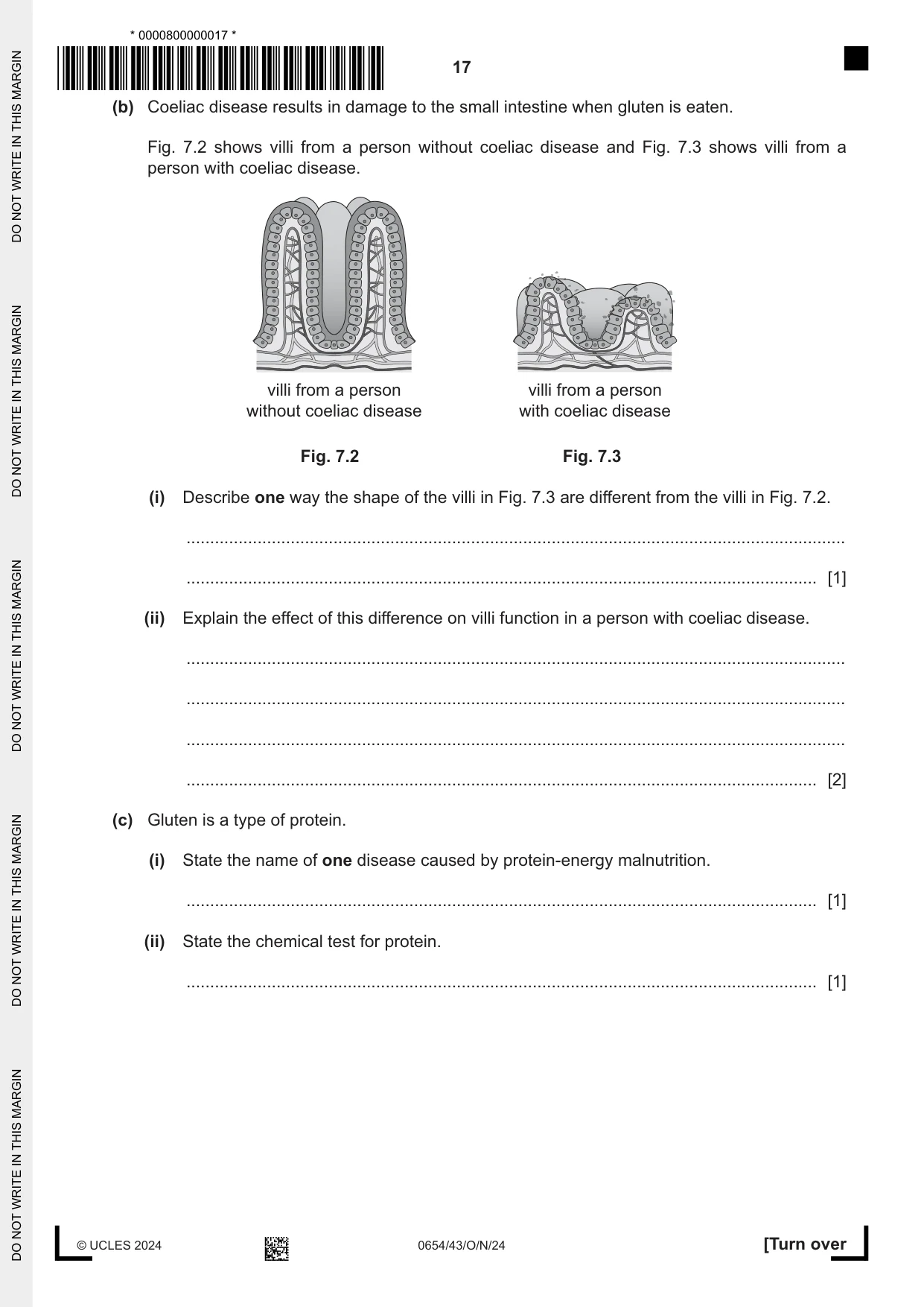 Cambridge IGCSE Sciences - Co-ordinated (Double) 0654 2024 Oct/Nov Paper 4 · Variant 3 question paper, page 17 of 32
