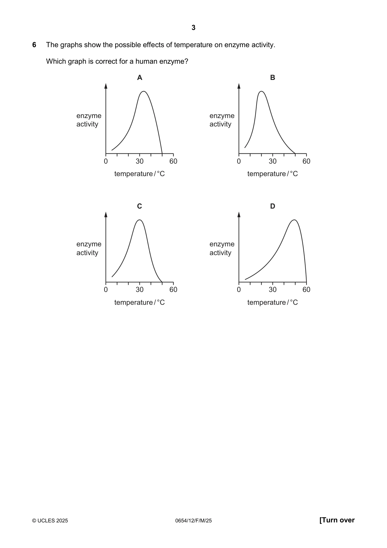 Cambridge IGCSE Sciences - Co-ordinated (Double) 0654 2025 Feb/March Paper 1 · Variant 2 question paper, page 3 of 16