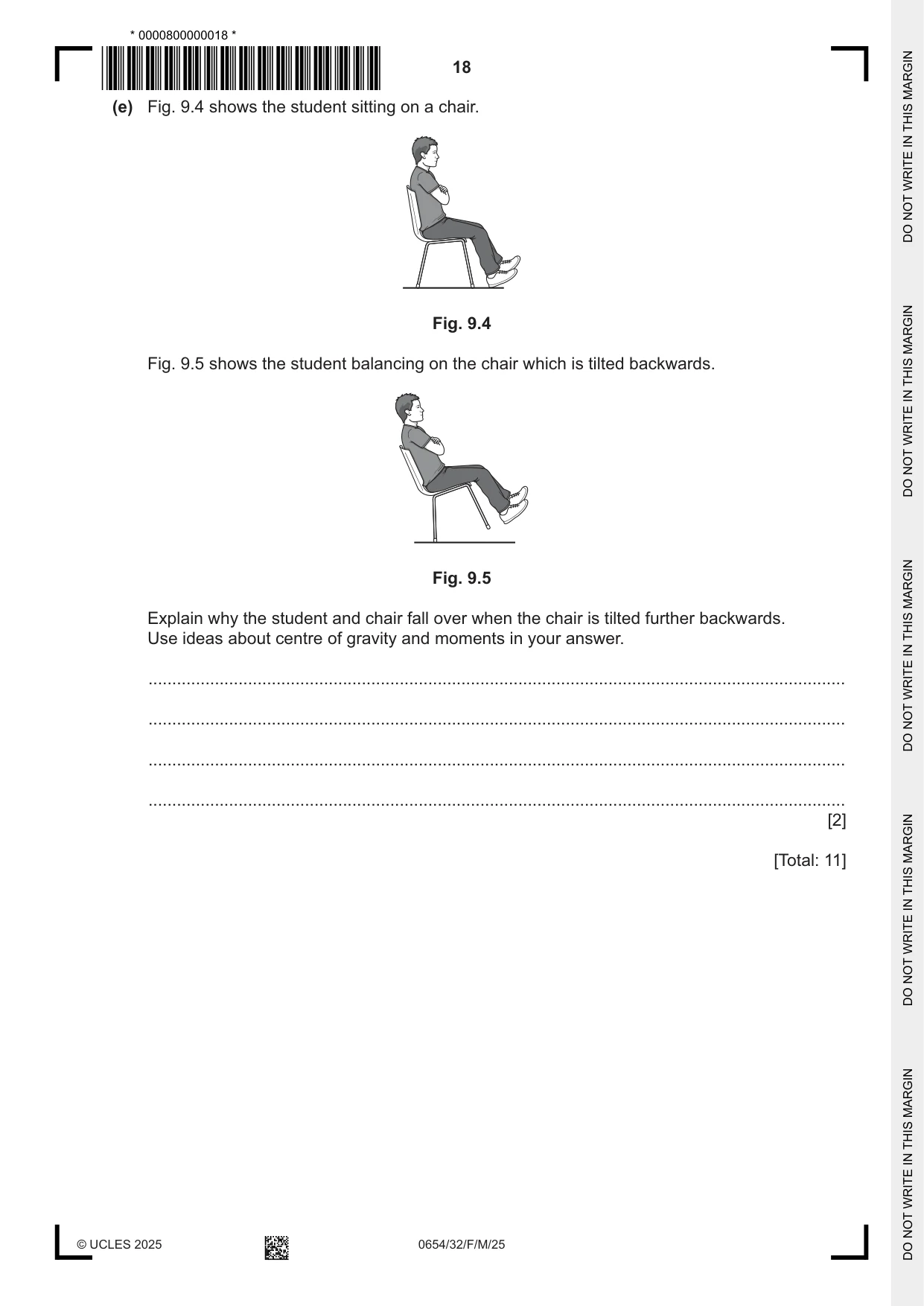 Cambridge IGCSE Sciences - Co-ordinated (Double) 0654 2025 Feb/March Paper 3 · Variant 2 question paper, page 18 of 28