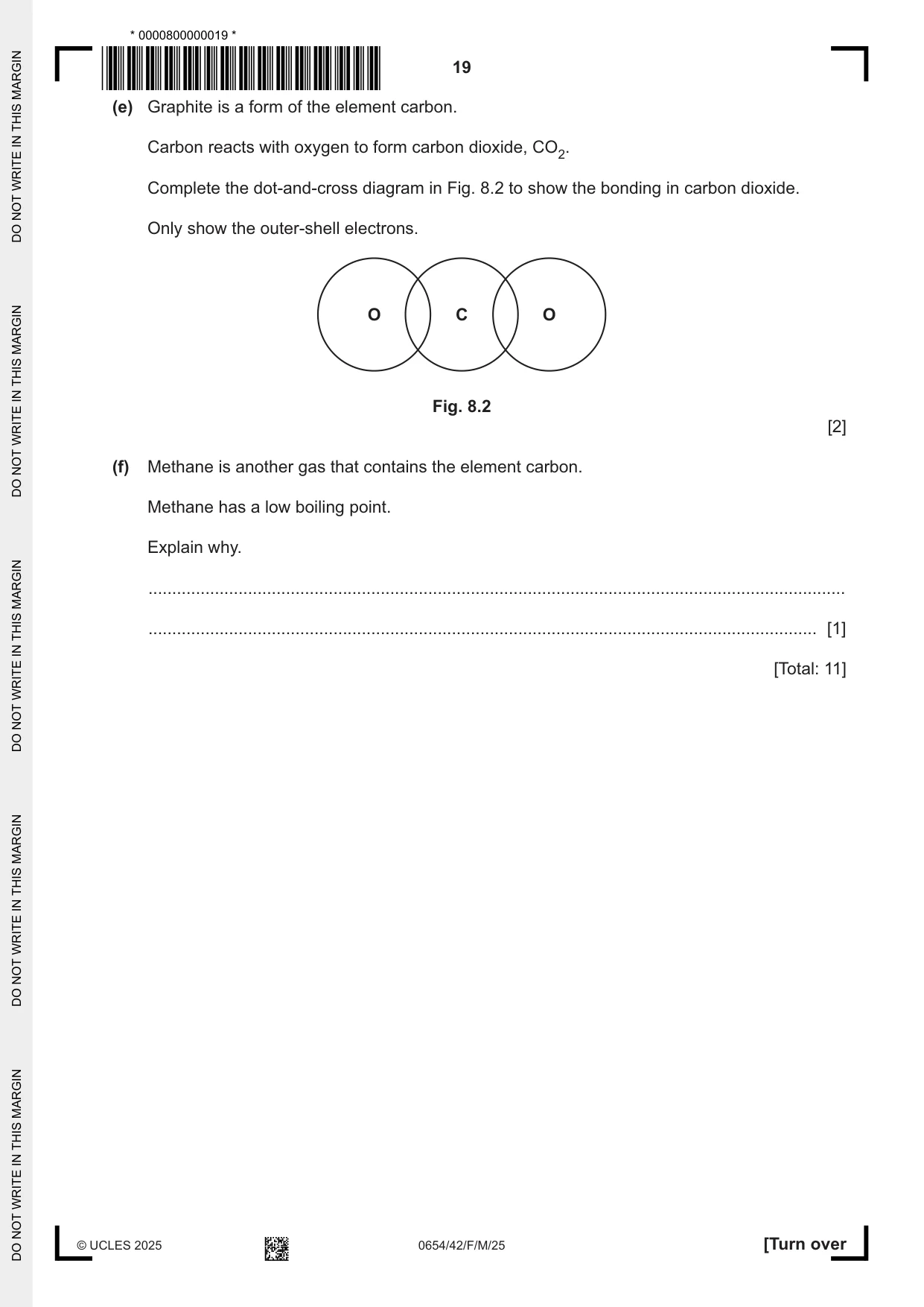 Cambridge IGCSE Sciences - Co-ordinated (Double) 0654 2025 Feb/March Paper 4 · Variant 2 question paper, page 19 of 28