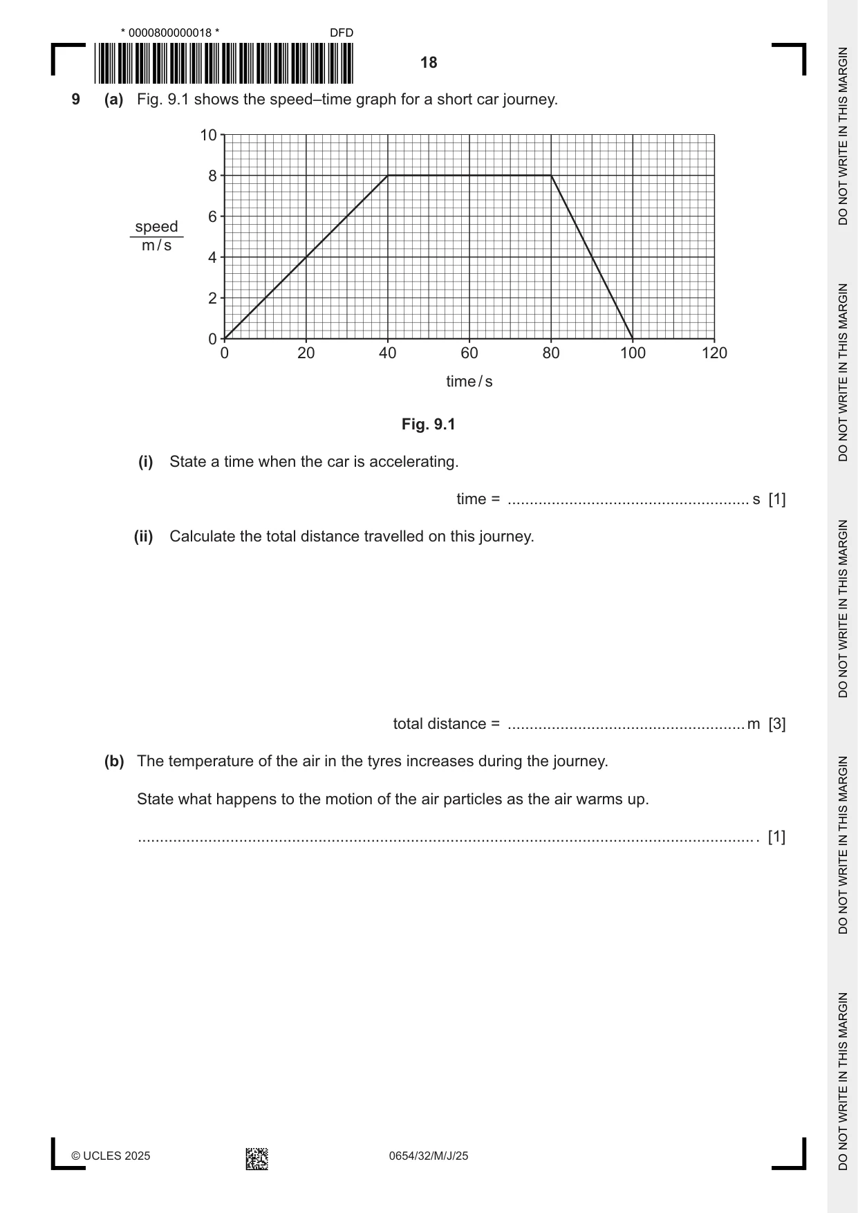Cambridge IGCSE Sciences - Co-ordinated (Double) 0654 2025 May/June Paper 3 · Variant 2 question paper, page 18 of 28