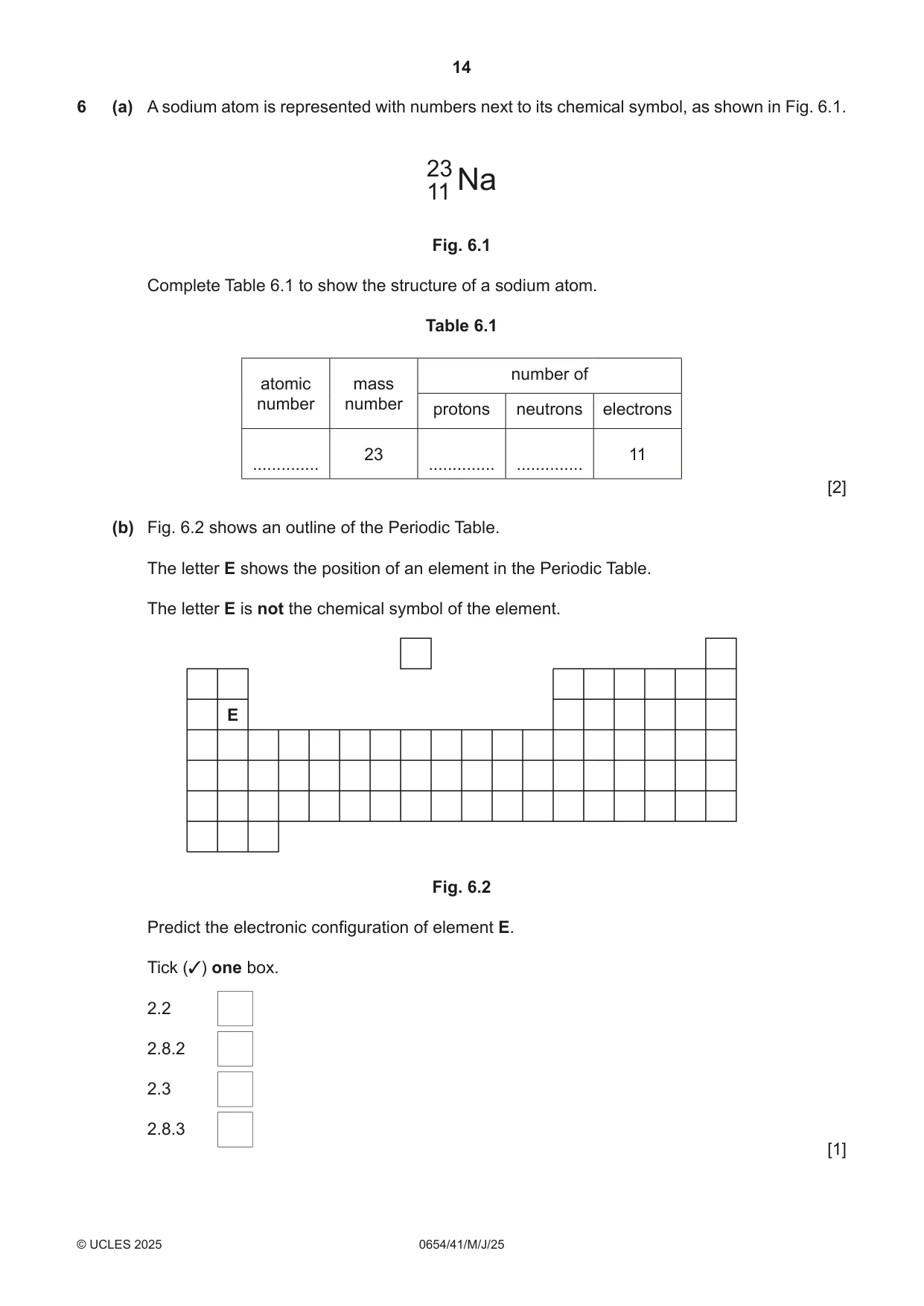 Cambridge IGCSE Sciences - Co-ordinated (Double) 0654 2025 May/June Paper 4 · Variant 1 question paper, page 14 of 32