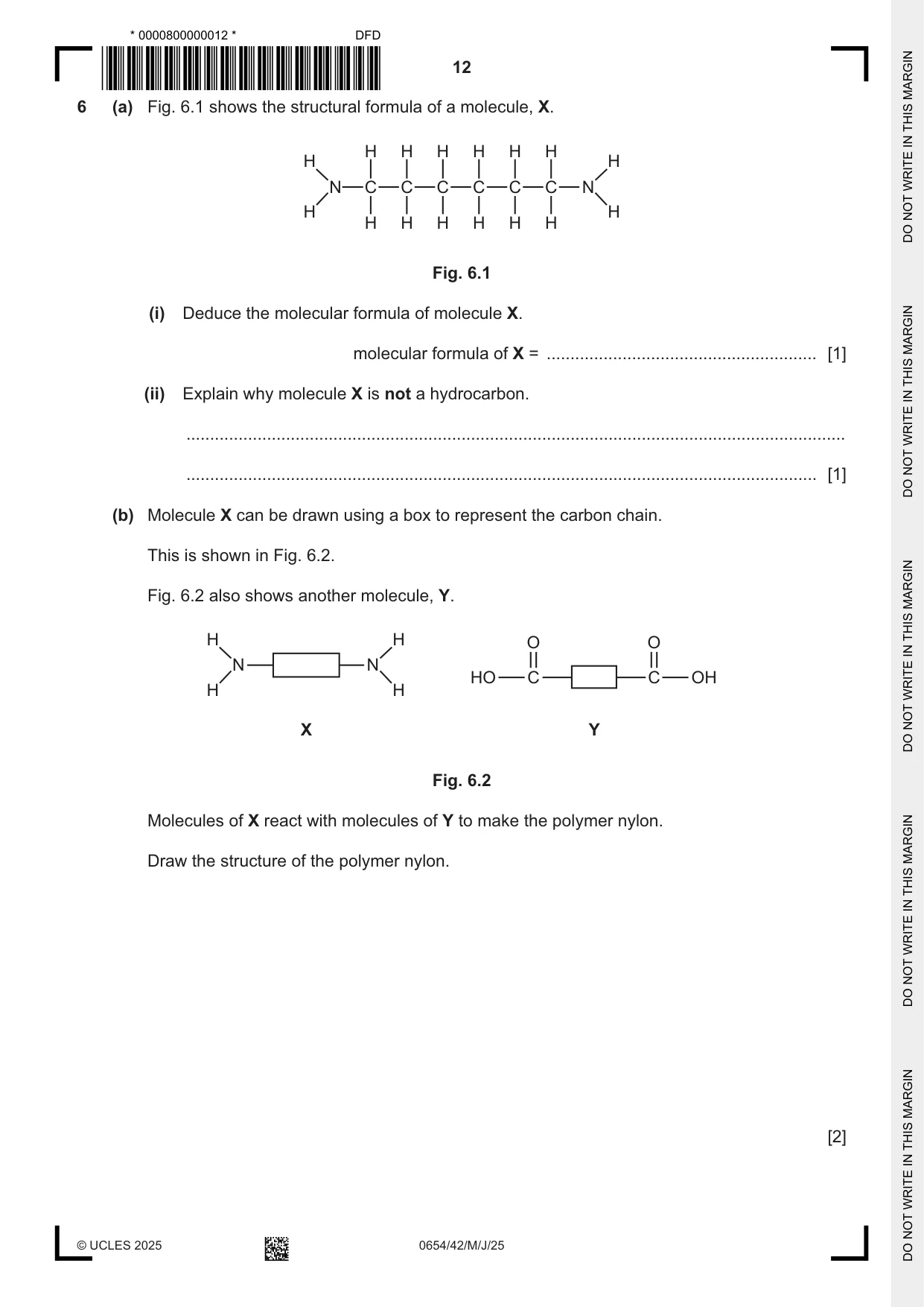 Cambridge IGCSE Sciences - Co-ordinated (Double) 0654 2025 May/June Paper 4 · Variant 2 question paper, page 12 of 28