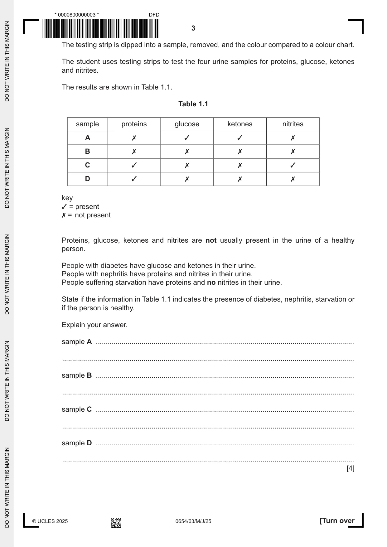 Cambridge IGCSE Sciences - Co-ordinated (Double) 0654 2025 May/June Paper 6 · Variant 3 question paper, page 3 of 24