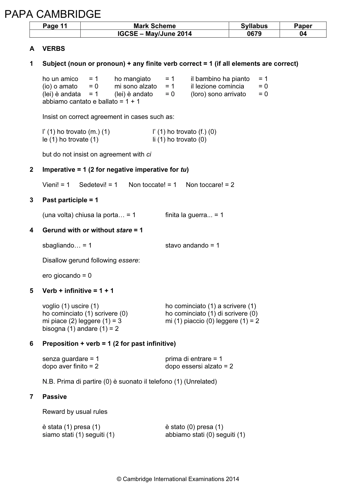 Mark scheme, page 11 of 23