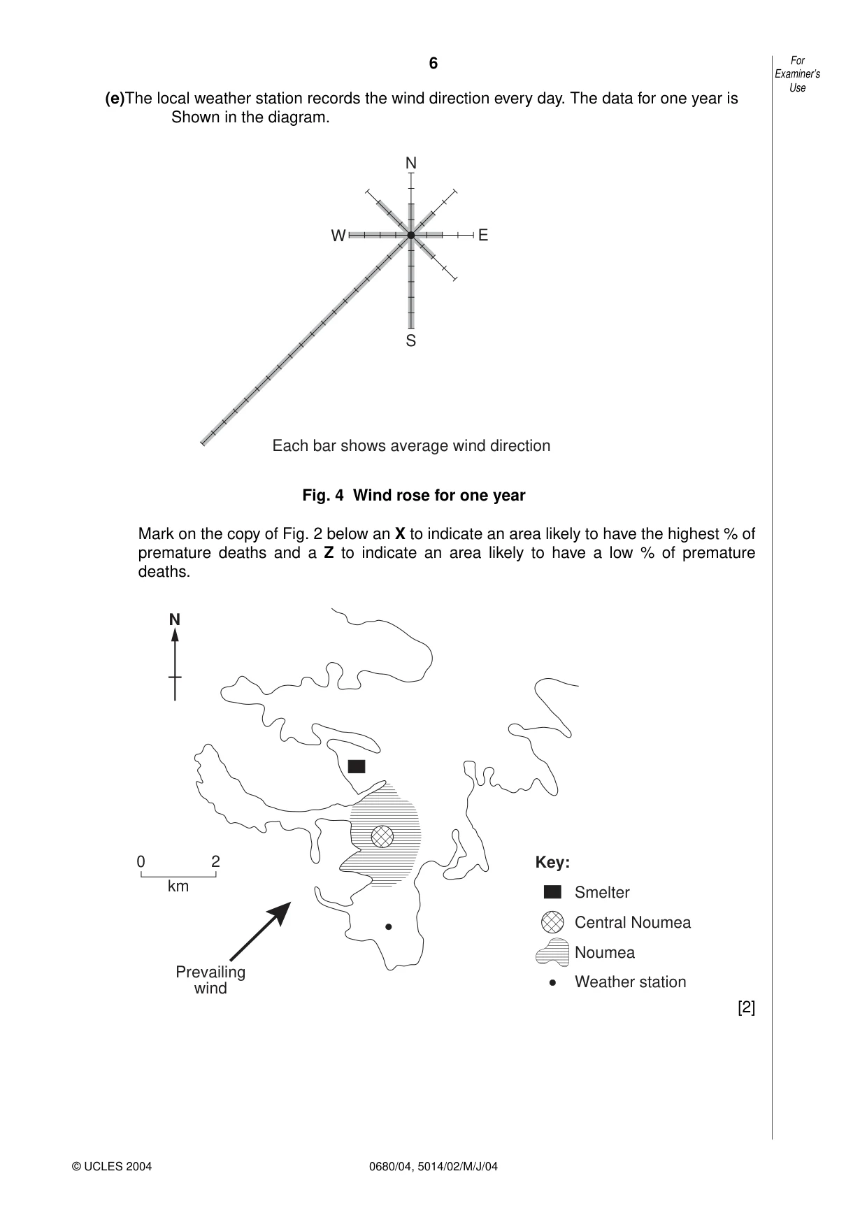 Cambridge IGCSE Environmental Management 0680 2004 May/June Paper 4 · Variant 1 question paper, page 6 of 16