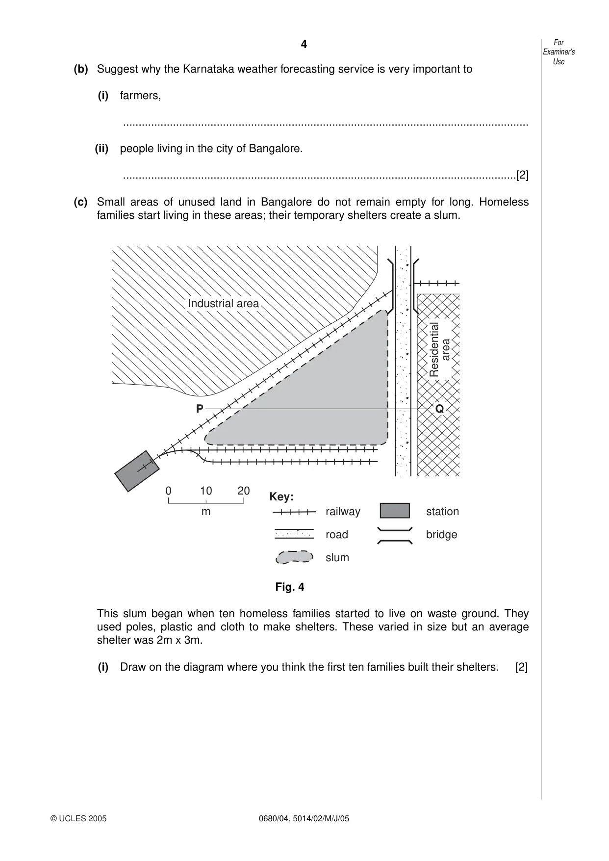 Cambridge IGCSE Environmental Management 0680 2005 May/June Paper 4 · Variant 1 question paper, page 4 of 16