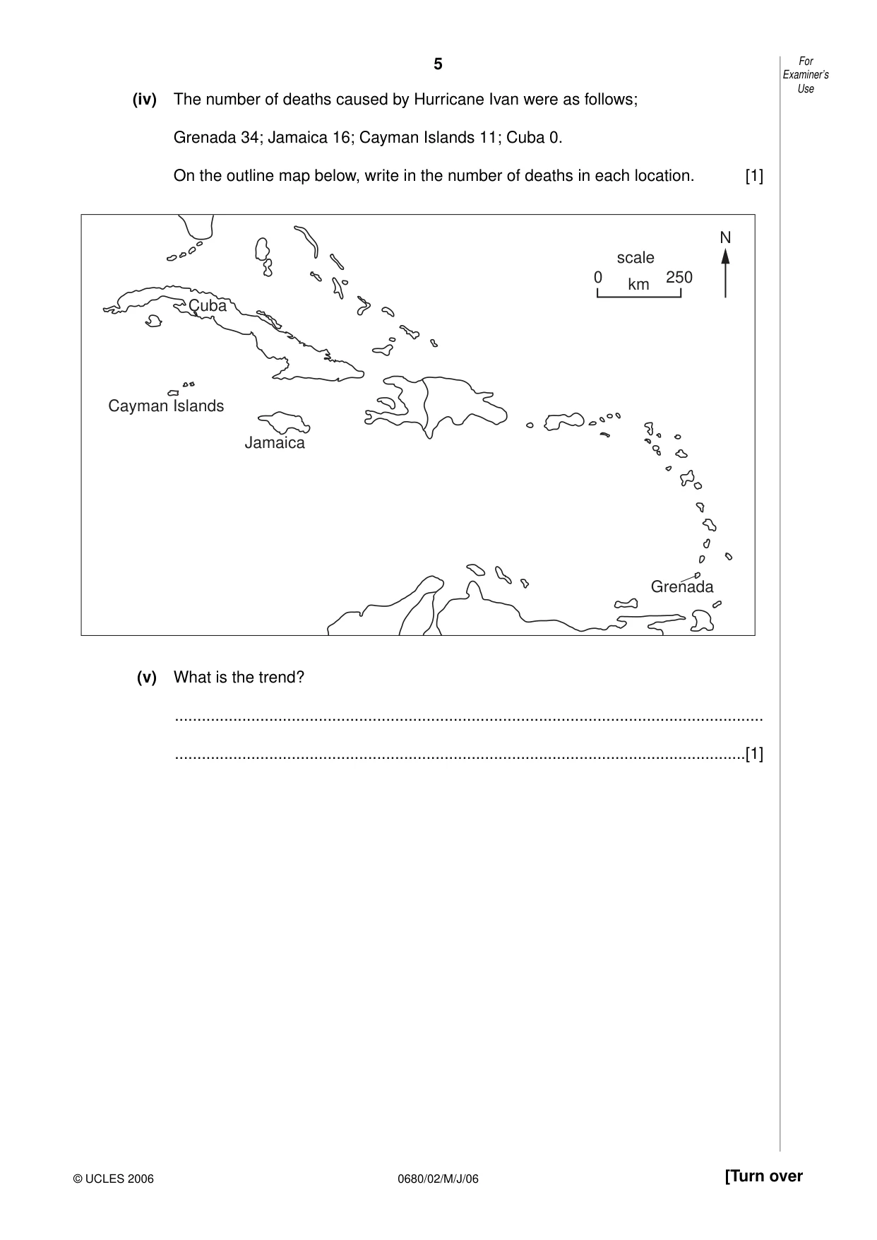 Cambridge IGCSE Environmental Management 0680 2006 May/June Paper 2 · Variant 1 question paper, page 5 of 16