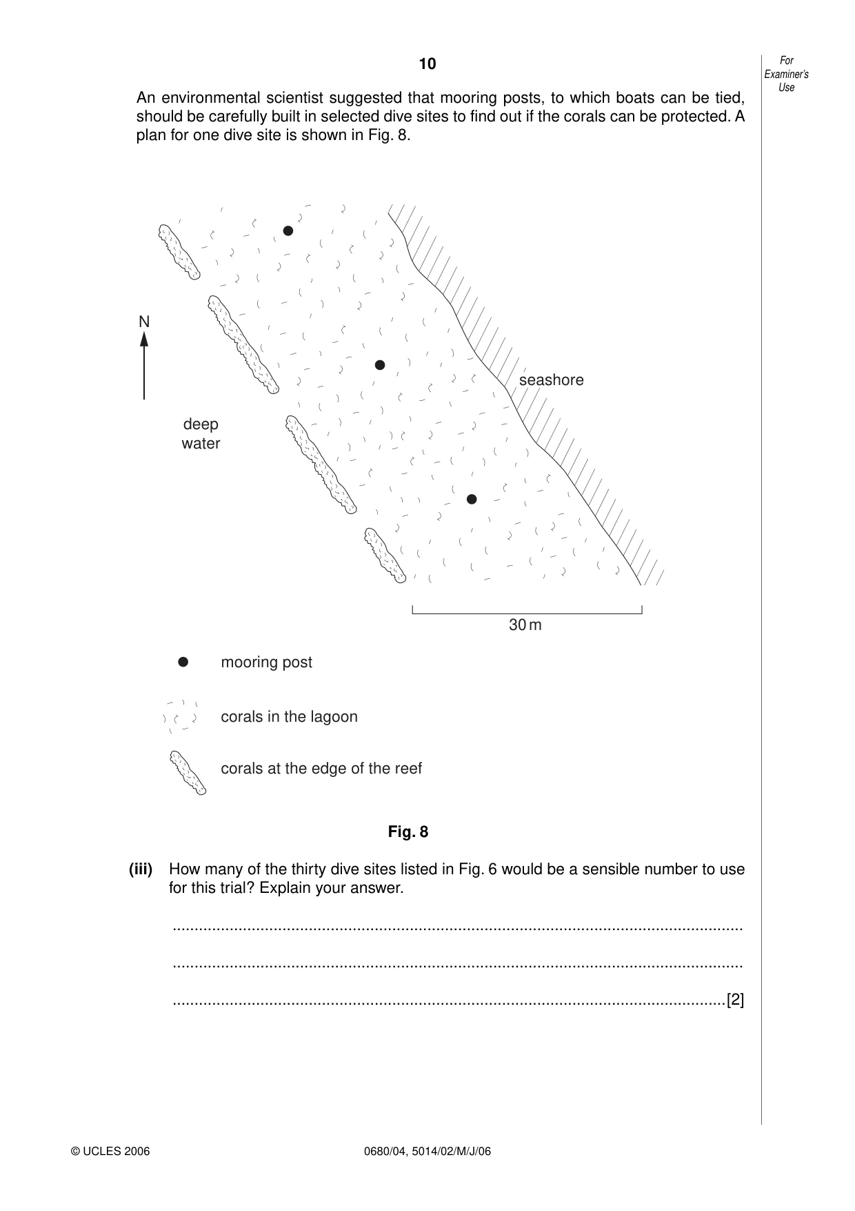 Cambridge IGCSE Environmental Management 0680 2006 May/June Paper 4 · Variant 1 question paper, page 10 of 20