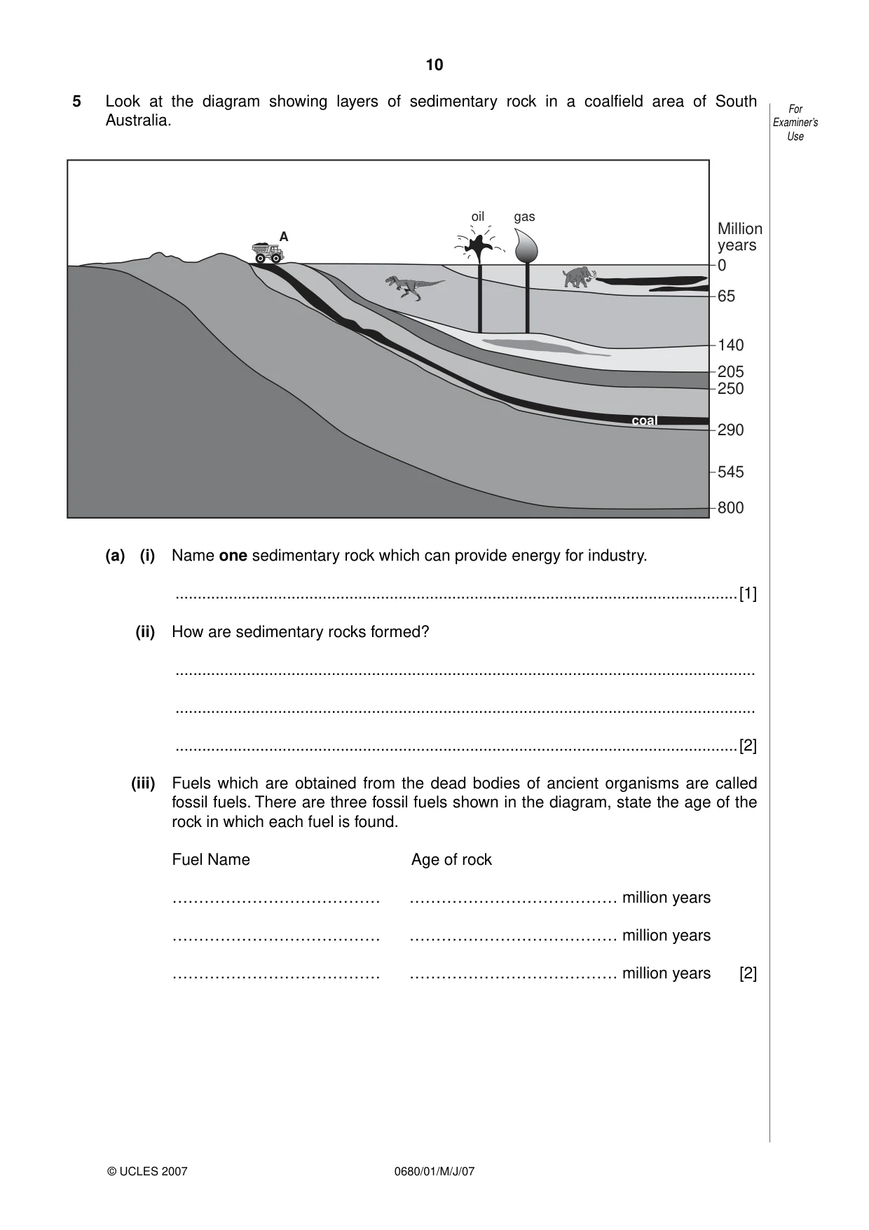 Cambridge IGCSE Environmental Management 0680 2007 May/June Paper 1 · Variant 1 question paper, page 10 of 16