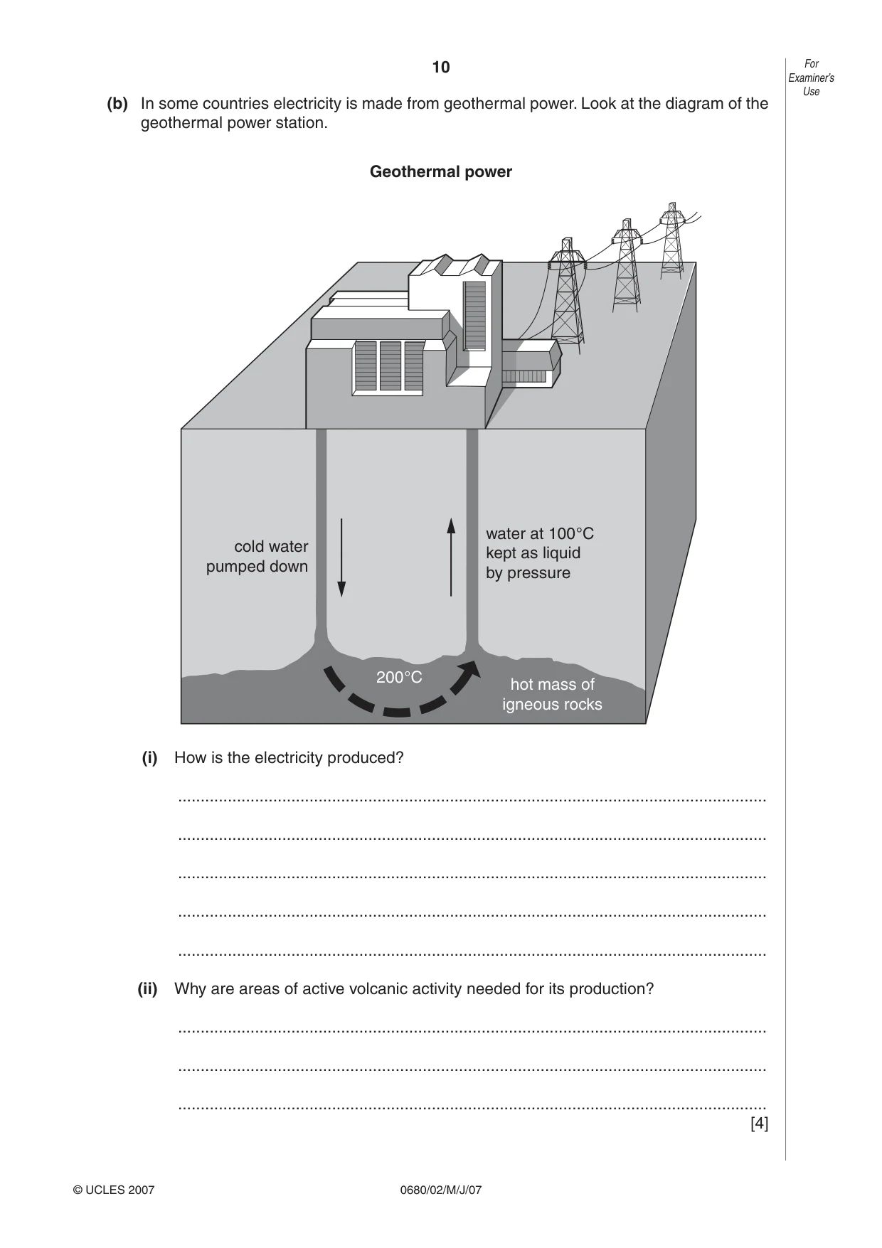 Cambridge IGCSE Environmental Management 0680 2007 May/June Paper 2 · Variant 1 question paper, page 10 of 16