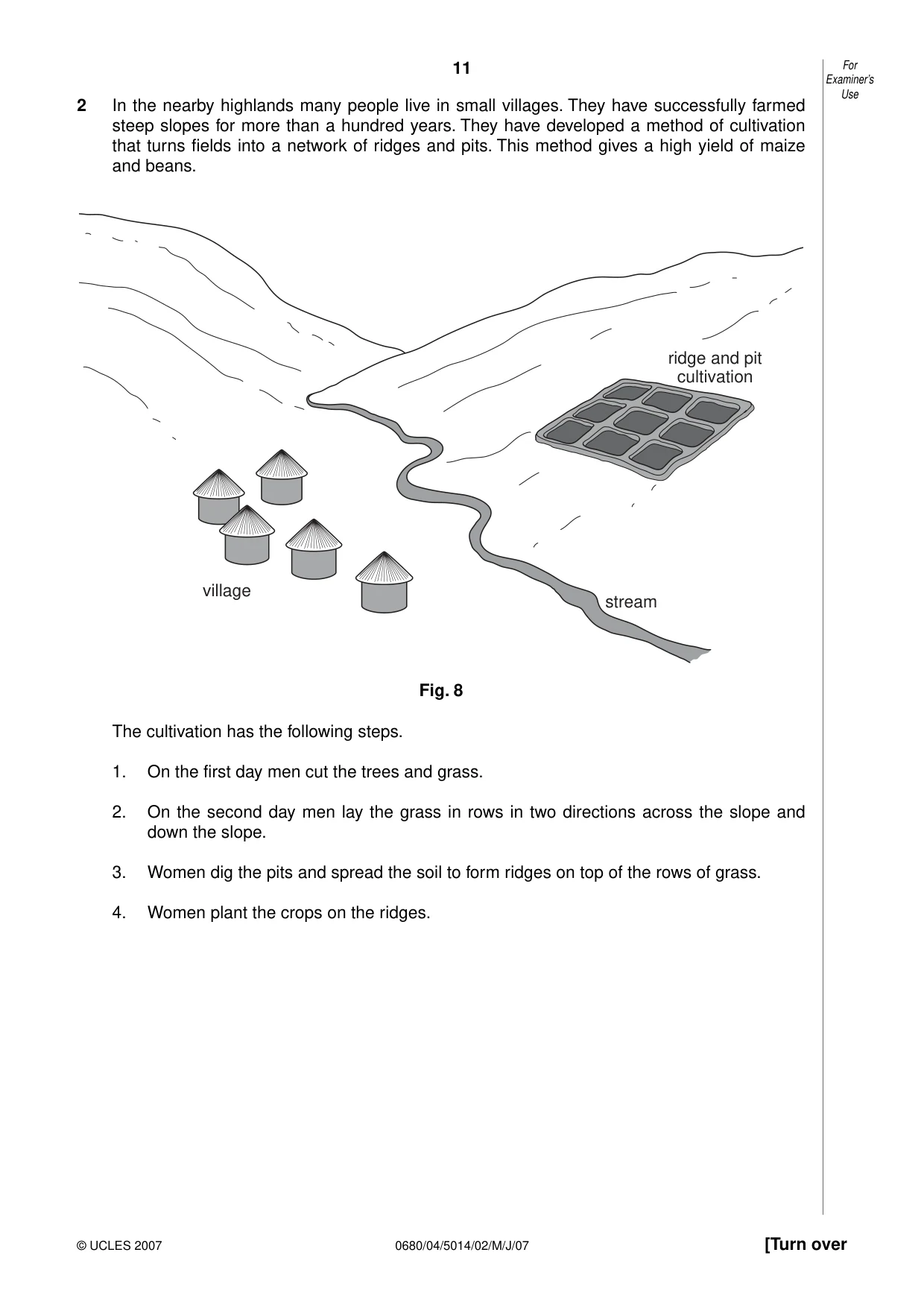 Cambridge IGCSE Environmental Management 0680 2007 May/June Paper 4 · Variant 1 question paper, page 11 of 20