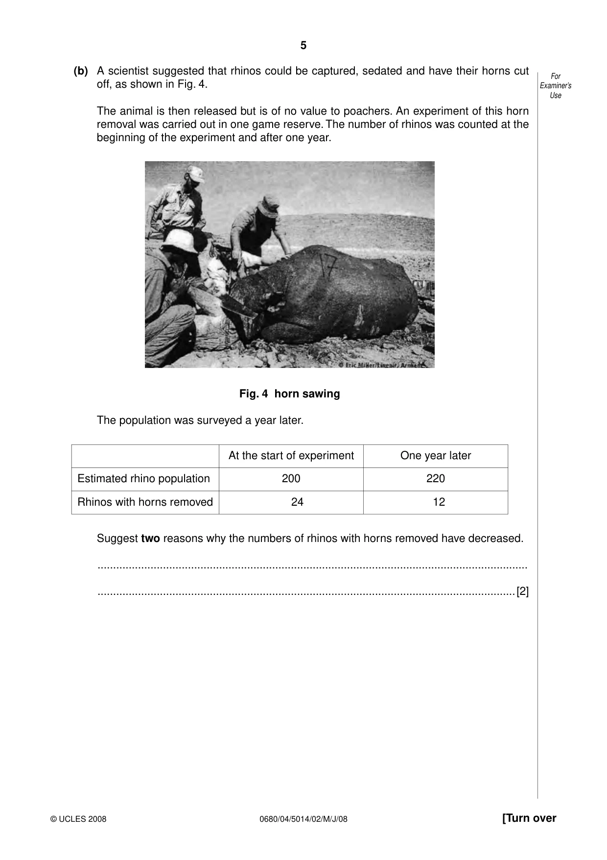 Cambridge IGCSE Environmental Management 0680 2008 May/June Paper 4 · Variant 1 question paper, page 5 of 20
