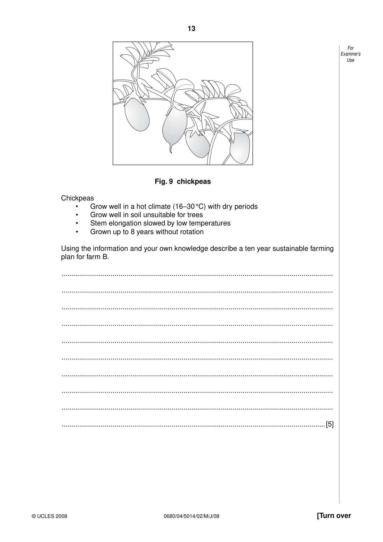Cambridge IGCSE Environmental Management 0680 2008 May/June Paper 4 · Variant 1 question paper, page 13 of 20