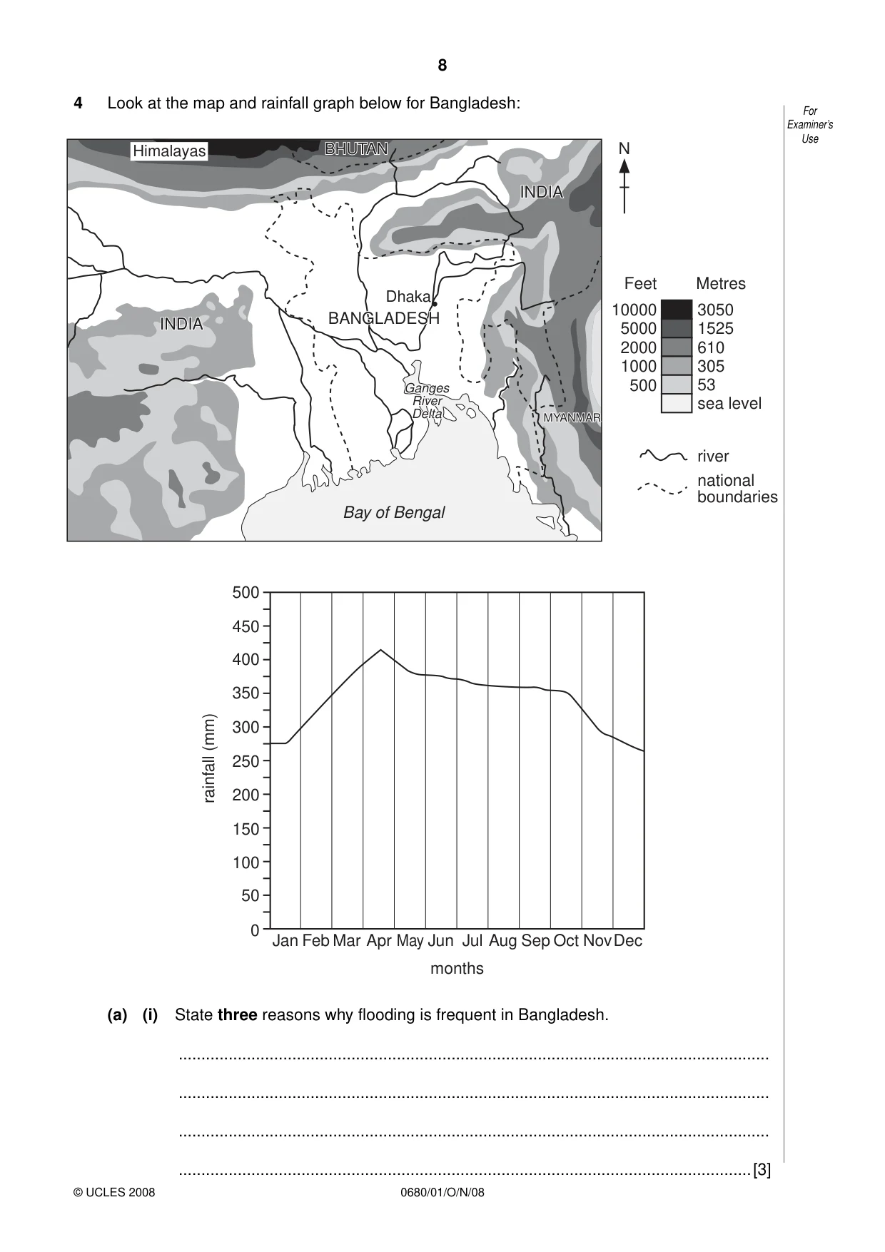 Cambridge IGCSE Environmental Management 0680 2008 Oct/Nov Paper 1 · Variant 1 question paper, page 8 of 12